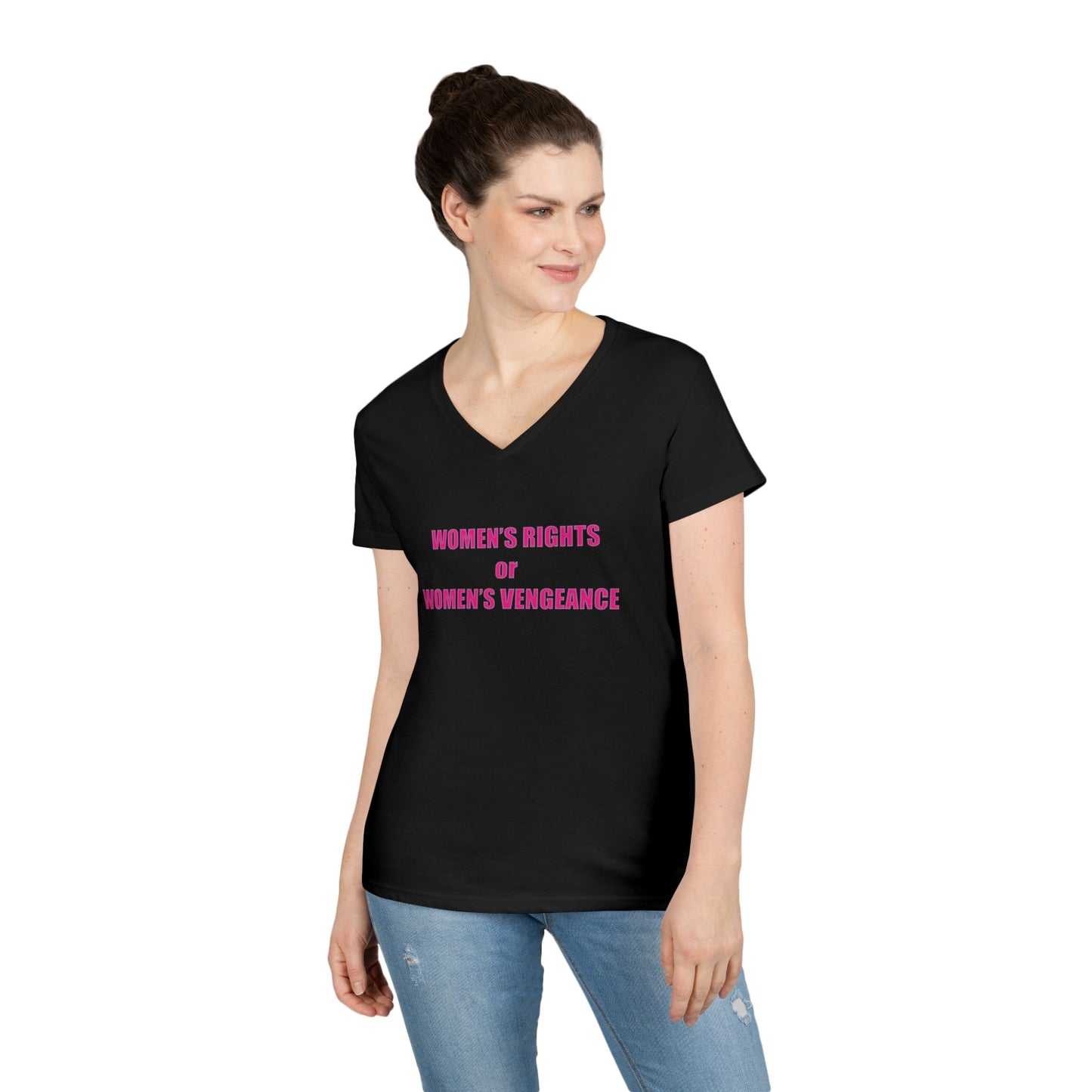 Women's Rights or Women's Vengeance V-Neck Tee
