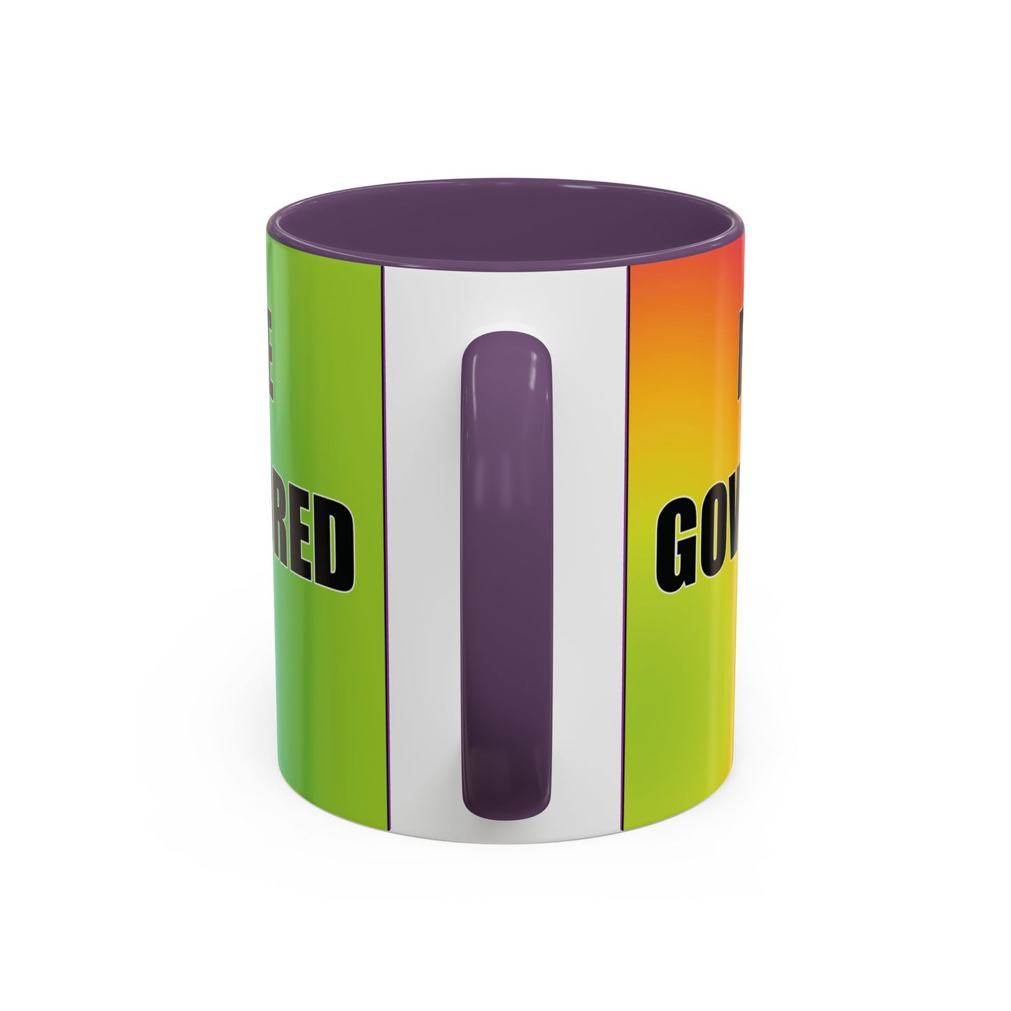 Coffee Mug — Bold Rainbow "F*** Off With The Government-Sponsored Gaslighting" Accent Mug