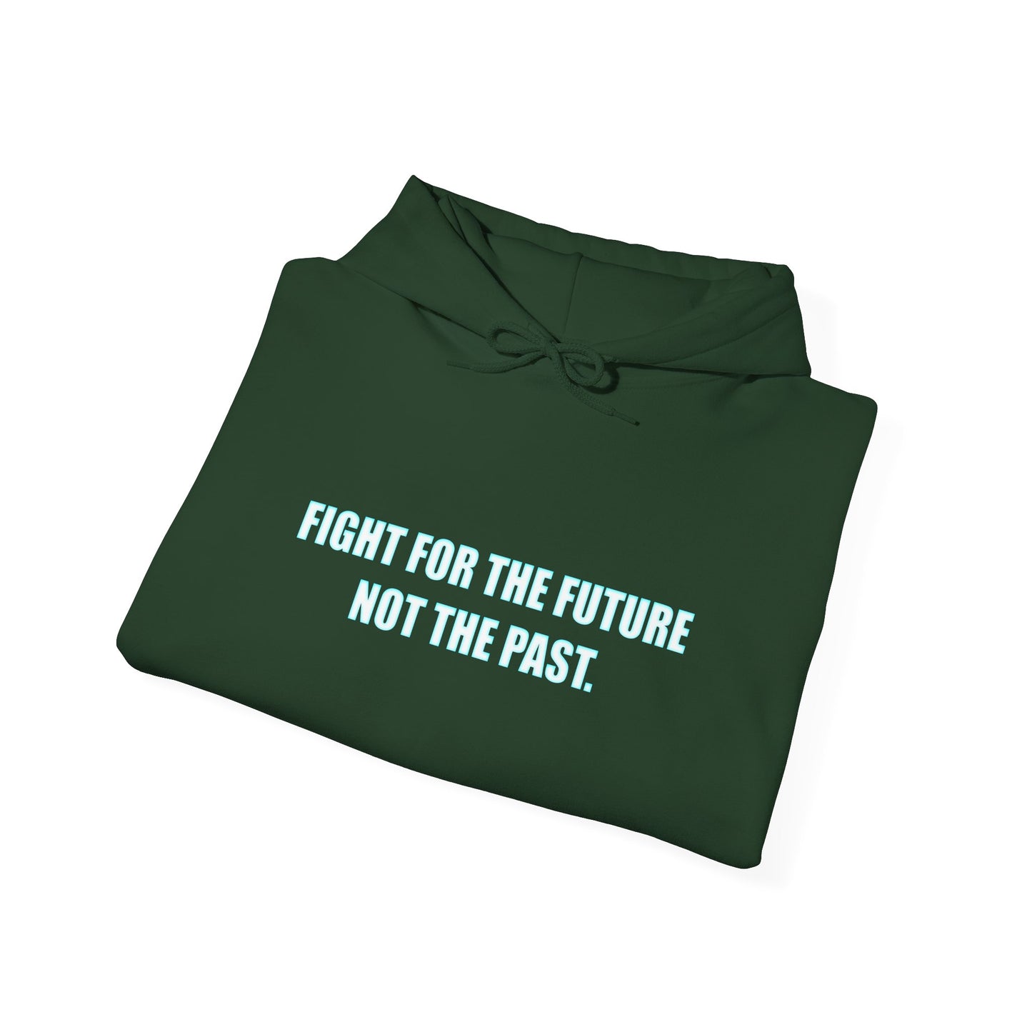 Hoodie - "Fight for the Future Not the Past" Inspirational Protest Hoodie