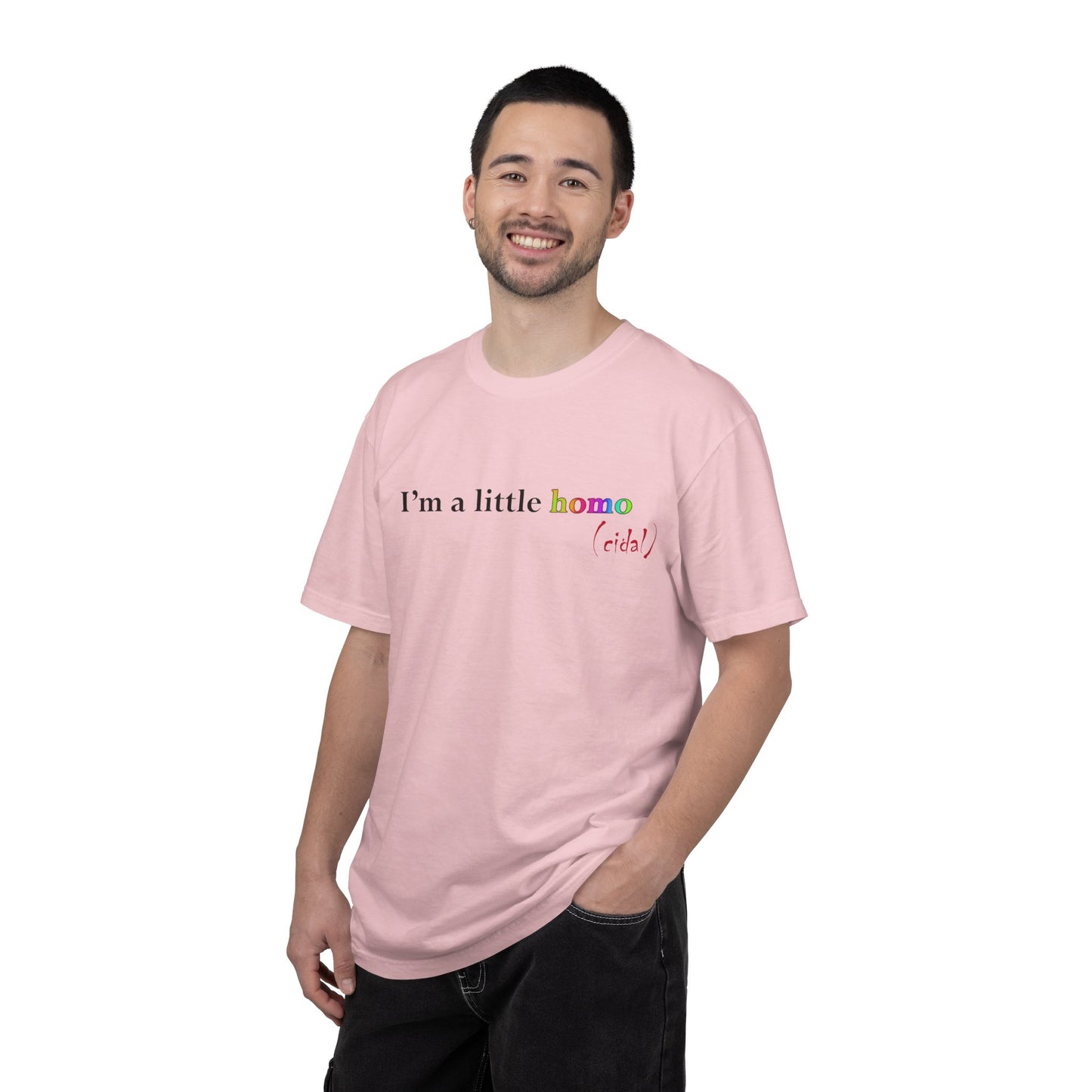 I'm a little homo (cidal) T-Shirt — Funny Statement Tee