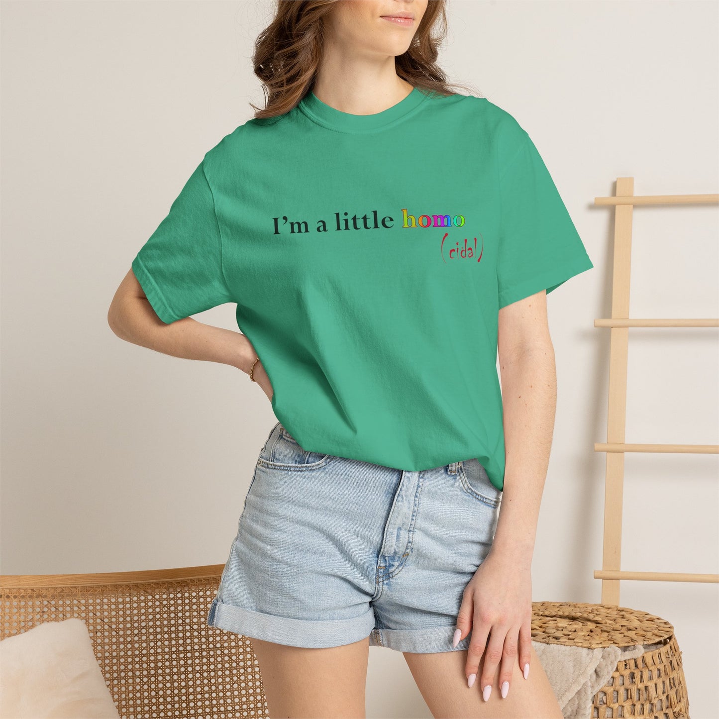 I'm a little homo (cidal) T-Shirt — Funny Statement Tee