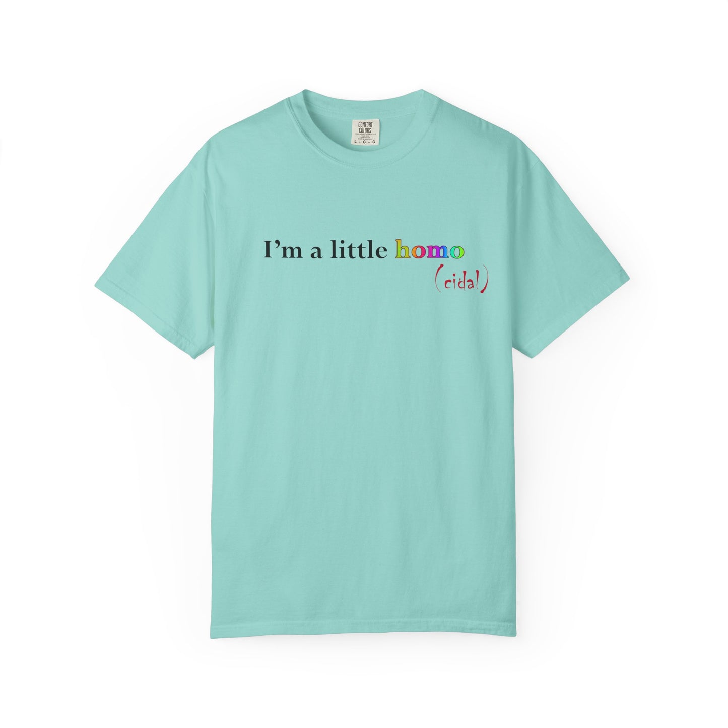 I'm a little homo (cidal) T-Shirt — Funny Statement Tee