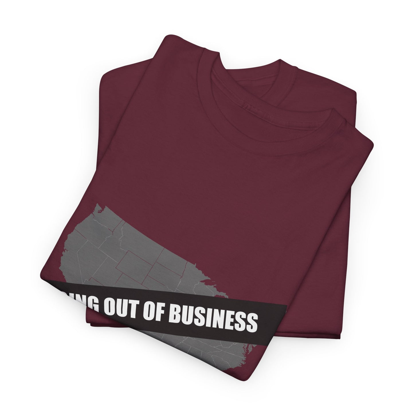 T‑Shirt — "Going Out of Business" USA Map Graphic Tee