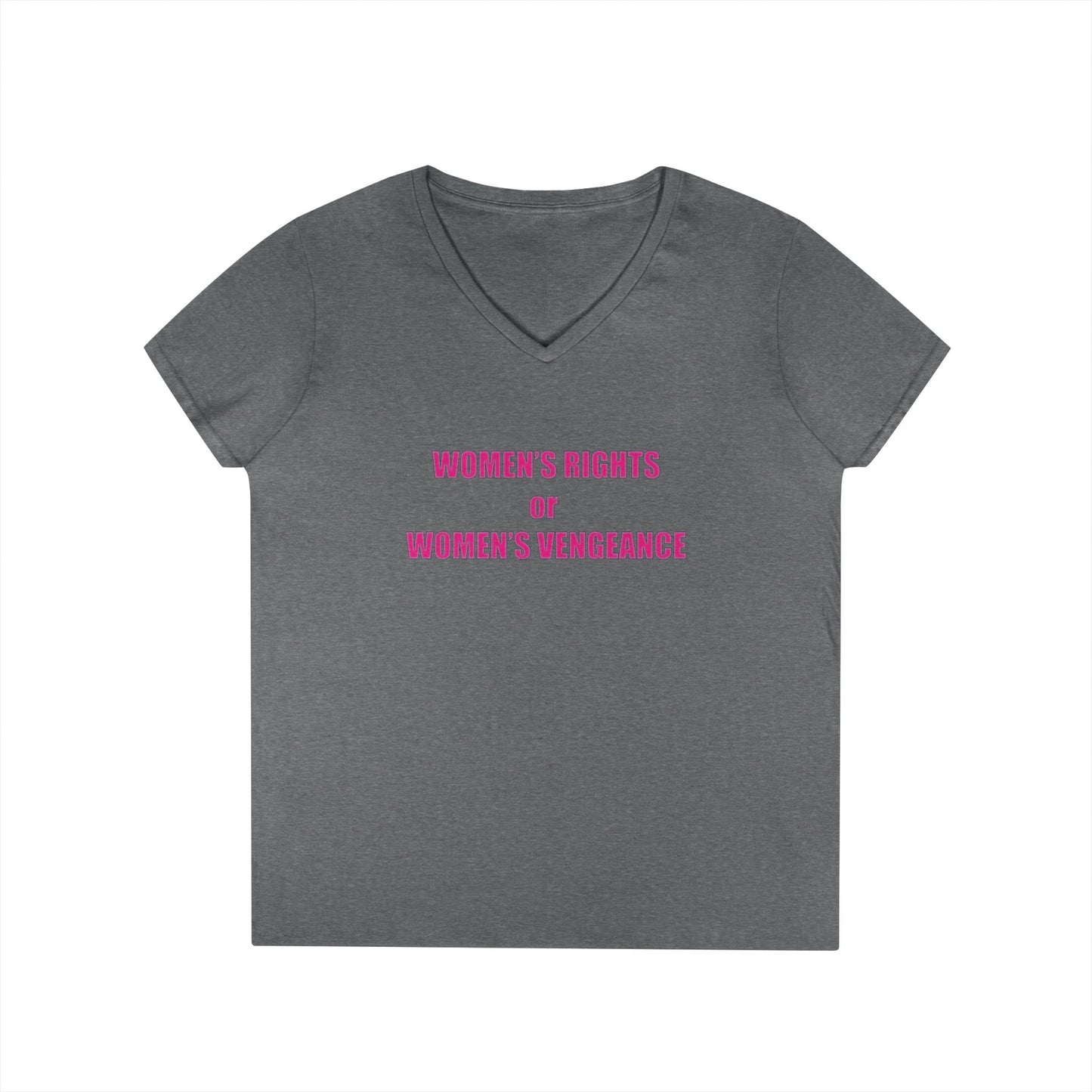 Women's Rights or Women's Vengeance V-Neck Tee