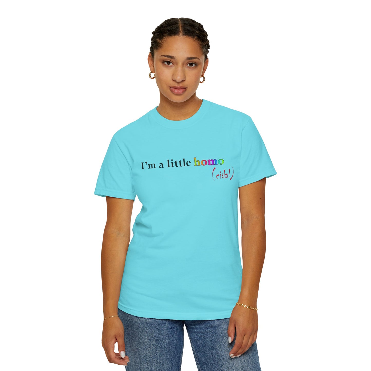 I'm a little homo (cidal) T-Shirt — Funny Statement Tee