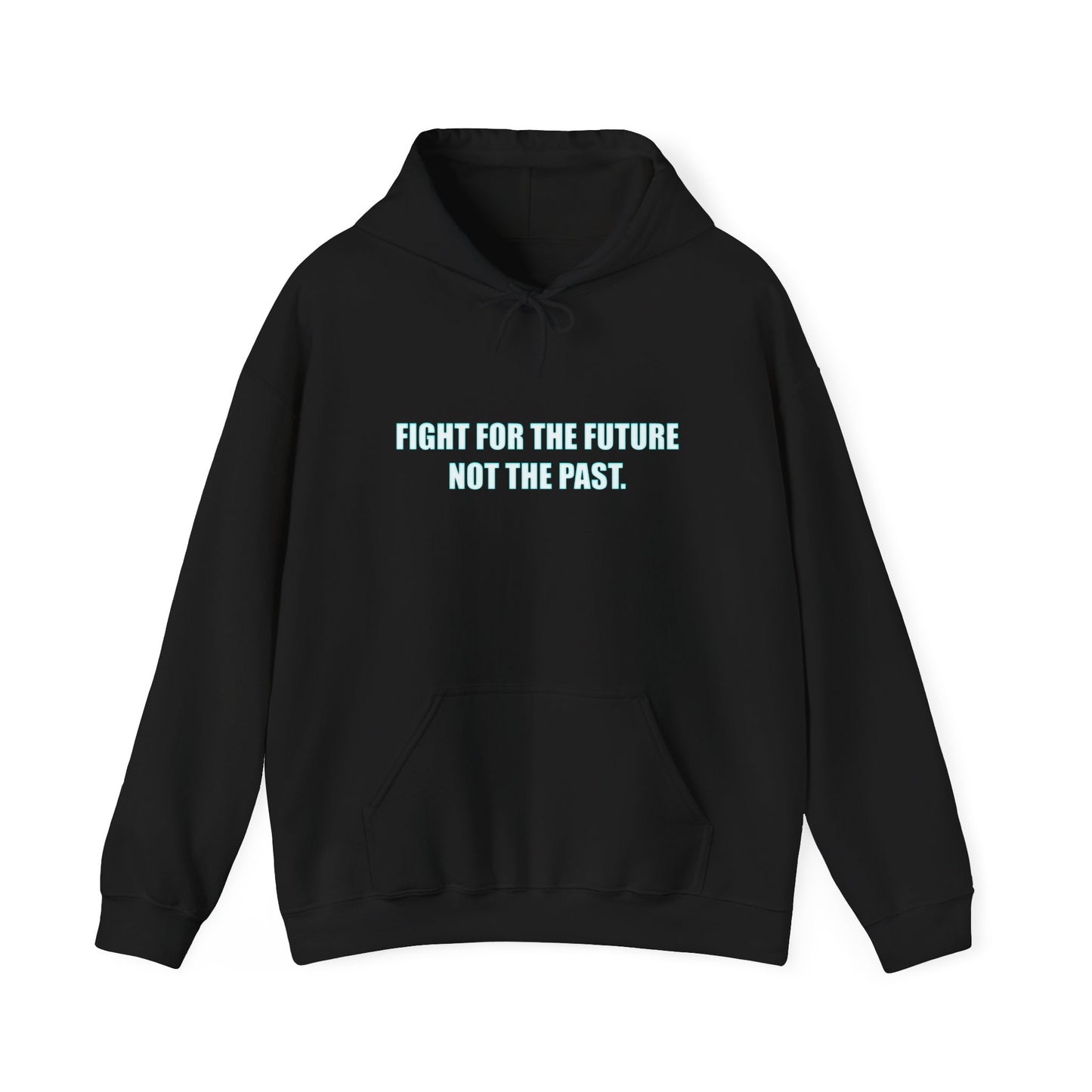 Hoodie - "Fight for the Future Not the Past" Inspirational Protest Hoodie