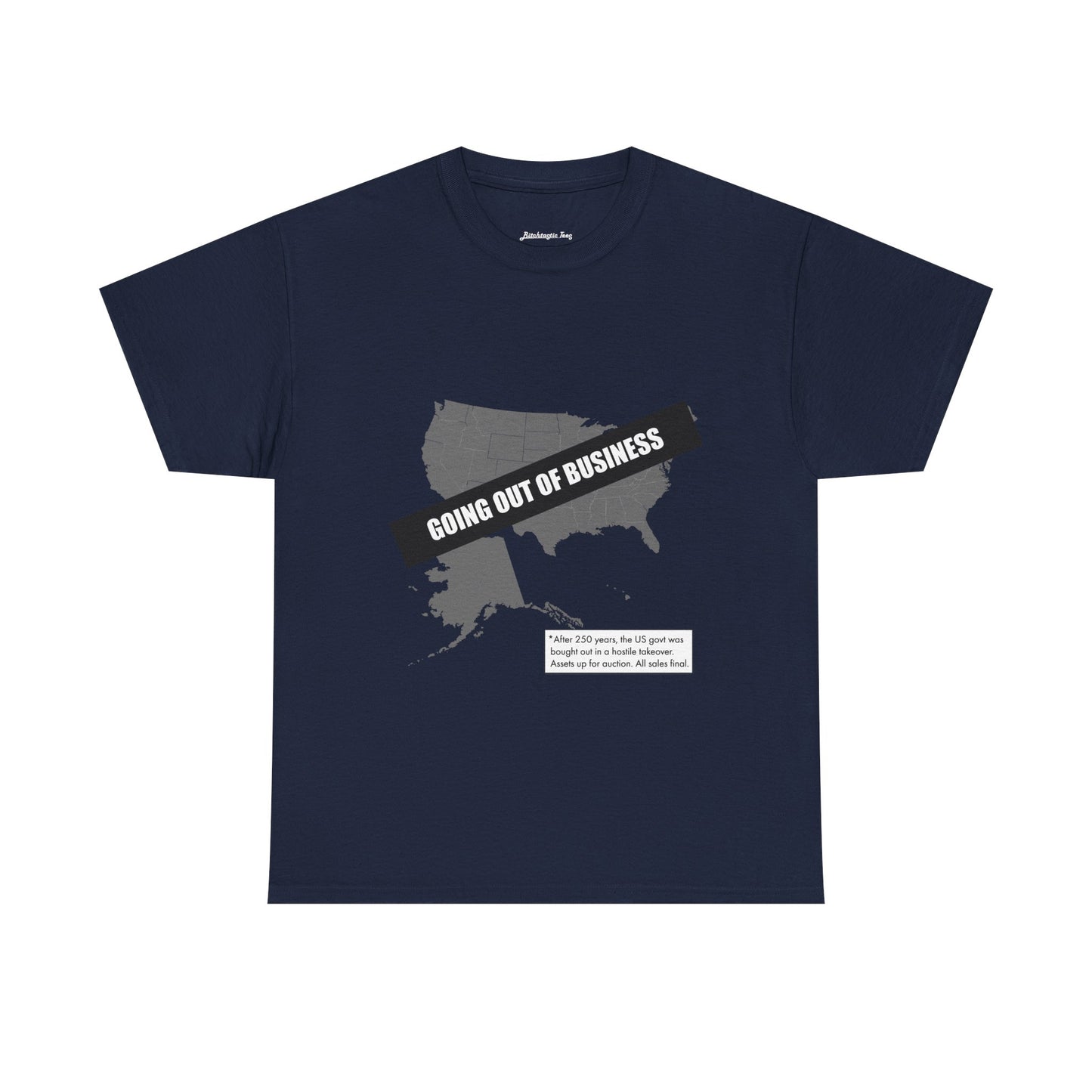 T‑Shirt — "Going Out of Business" USA Map Graphic Tee