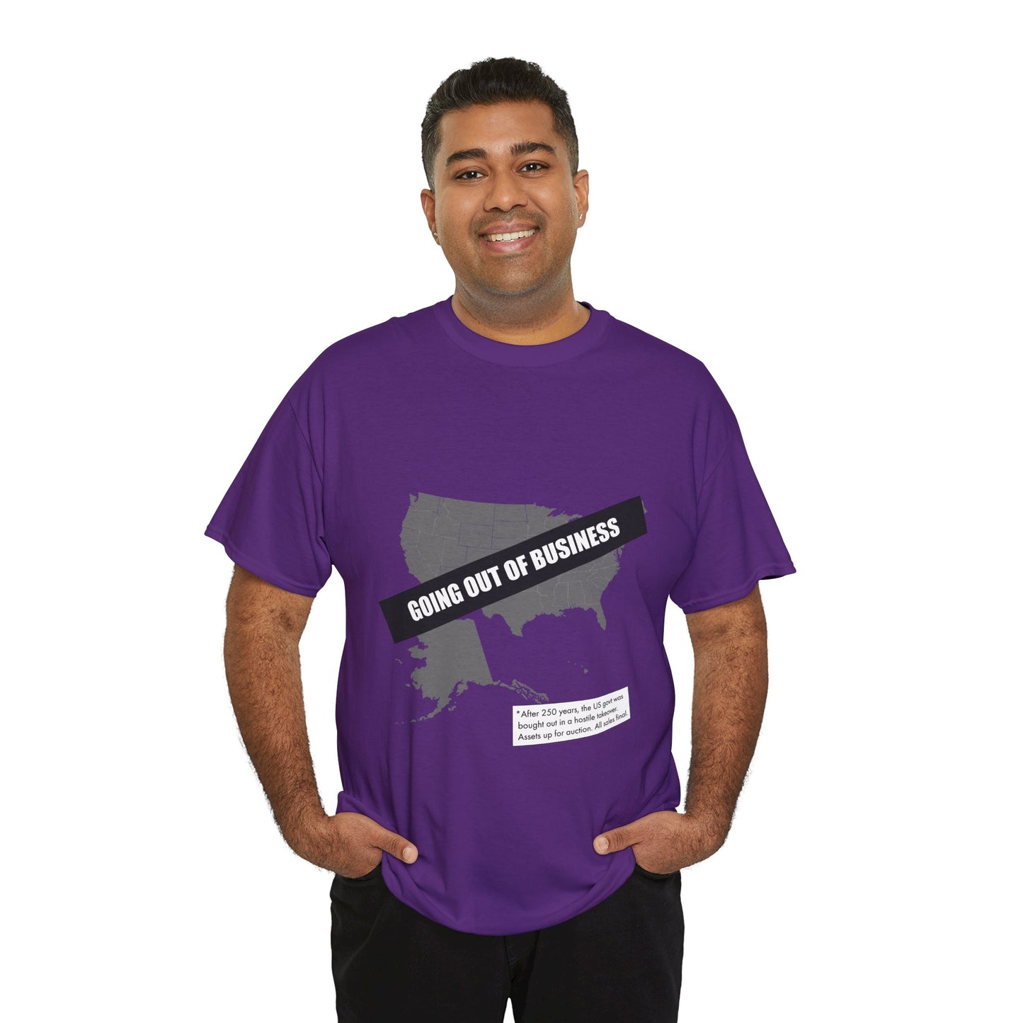 T‑Shirt — "Going Out of Business" USA Map Graphic Tee
