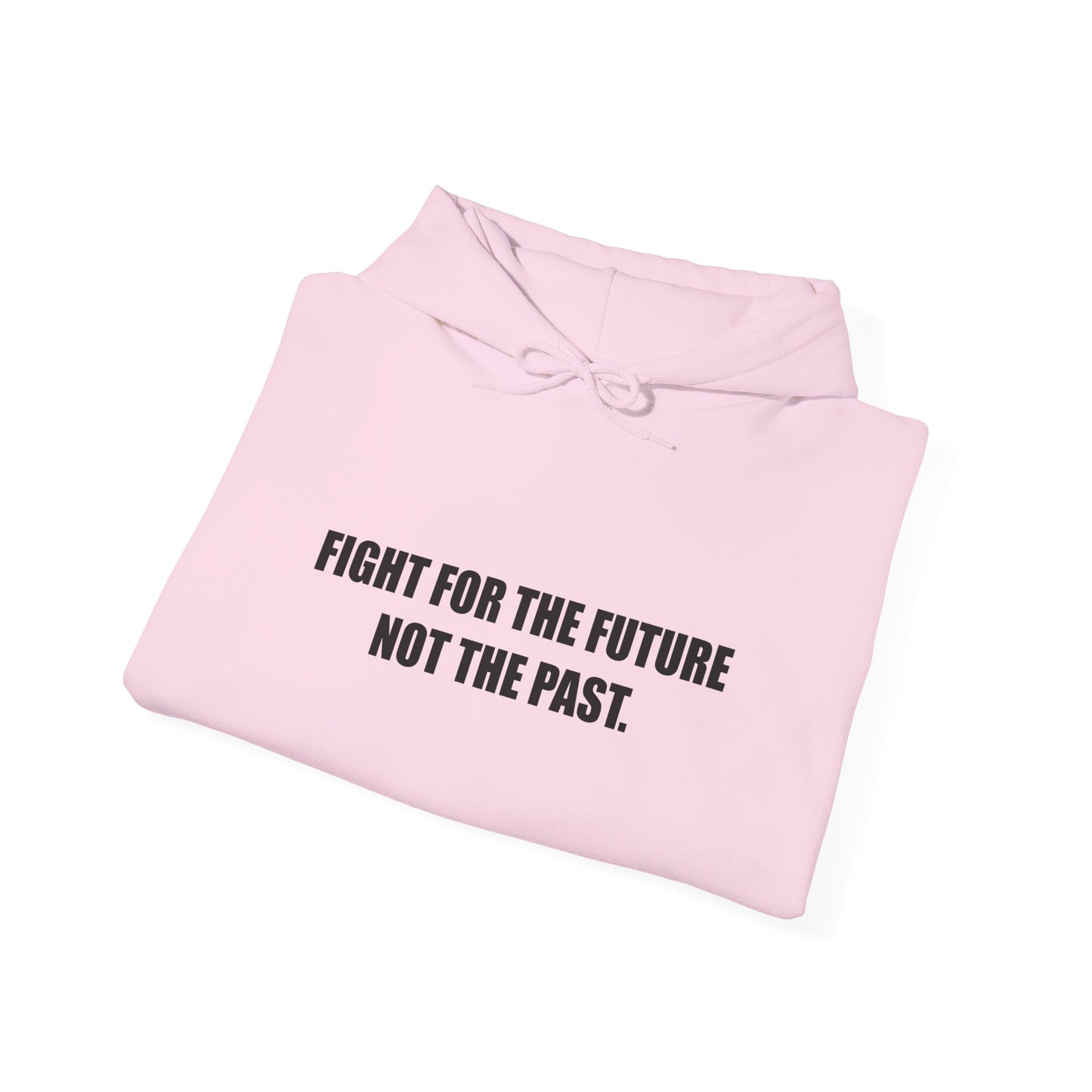 Hoodie — "Fight for the Future Not the Past" Motivational Slogan Hoodie