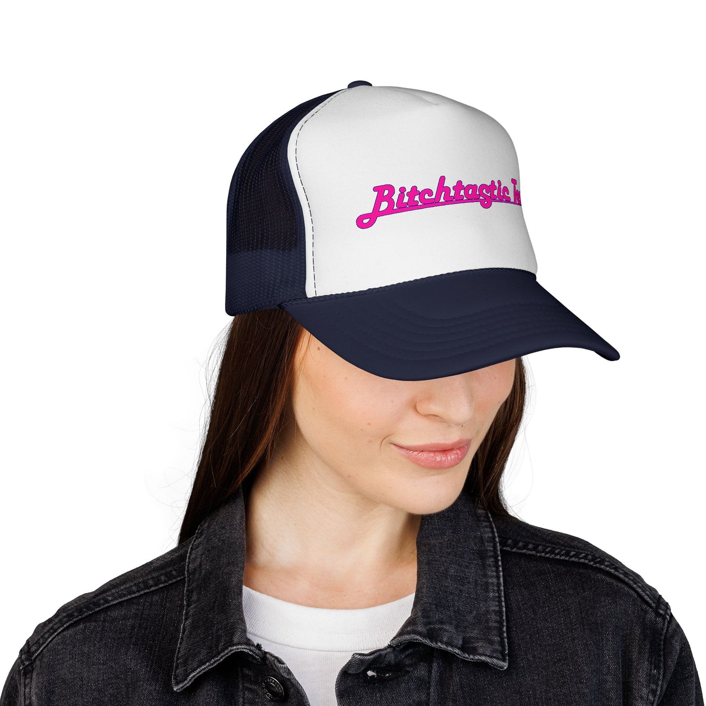 Trucker Cap — 'Bitchtastic Tees' Retro Script Foam Trucker Hat
