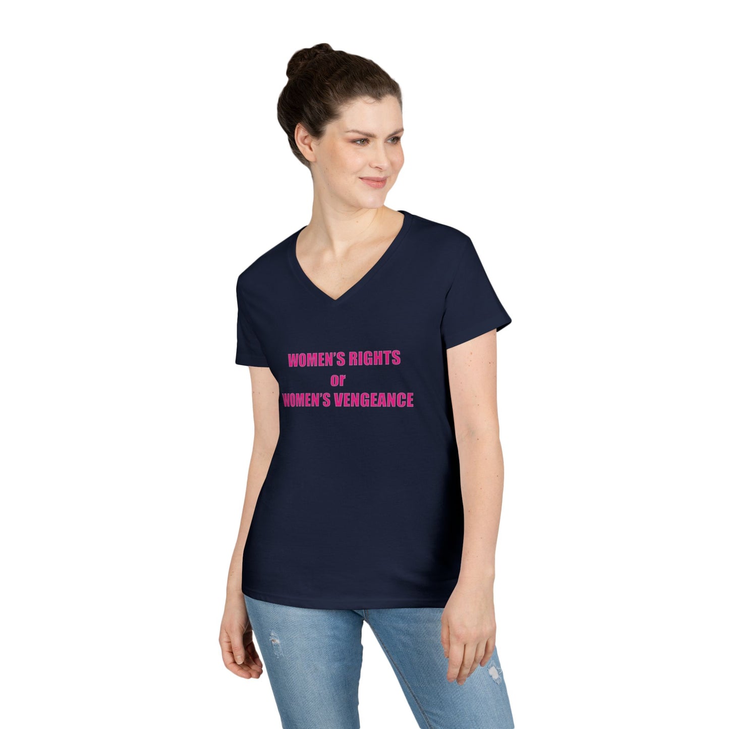 Women's Rights or Women's Vengeance V-Neck Tee