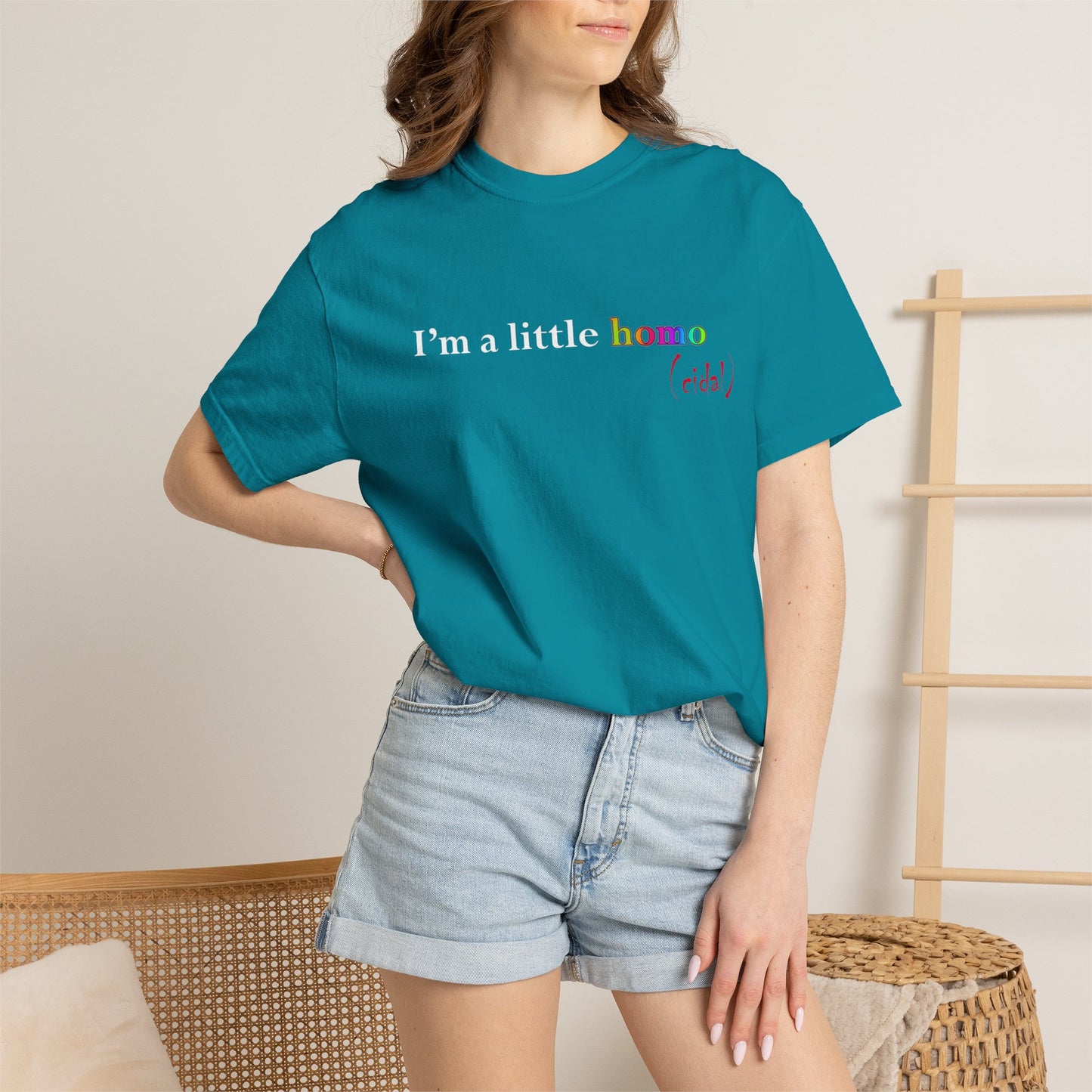 I'm a little homo (cidal) T-Shirt — Identity and Vibe Slogan Tee