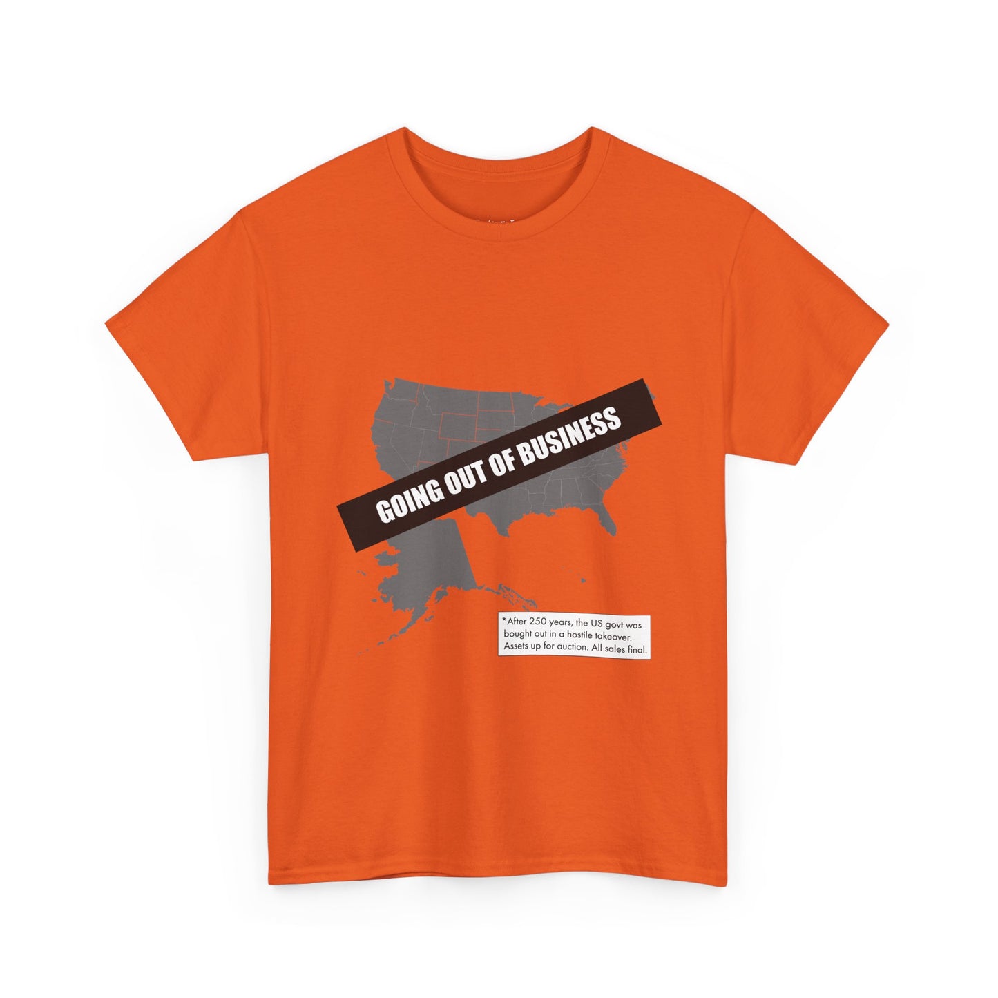 T‑Shirt — "Going Out of Business" USA Map Graphic Tee