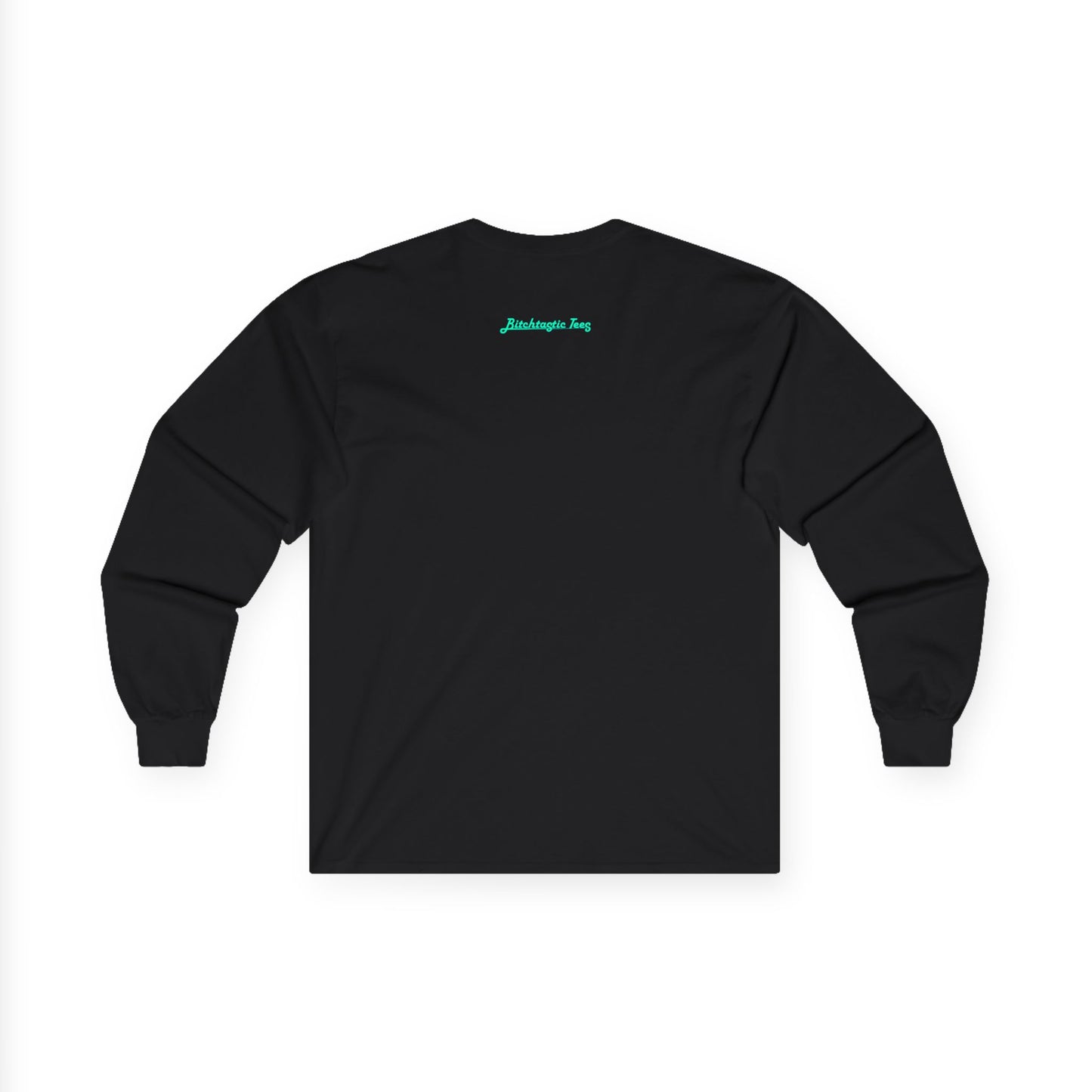 Long Sleeve Tee — "no joy. just memes." Minimalist Meme Shirt