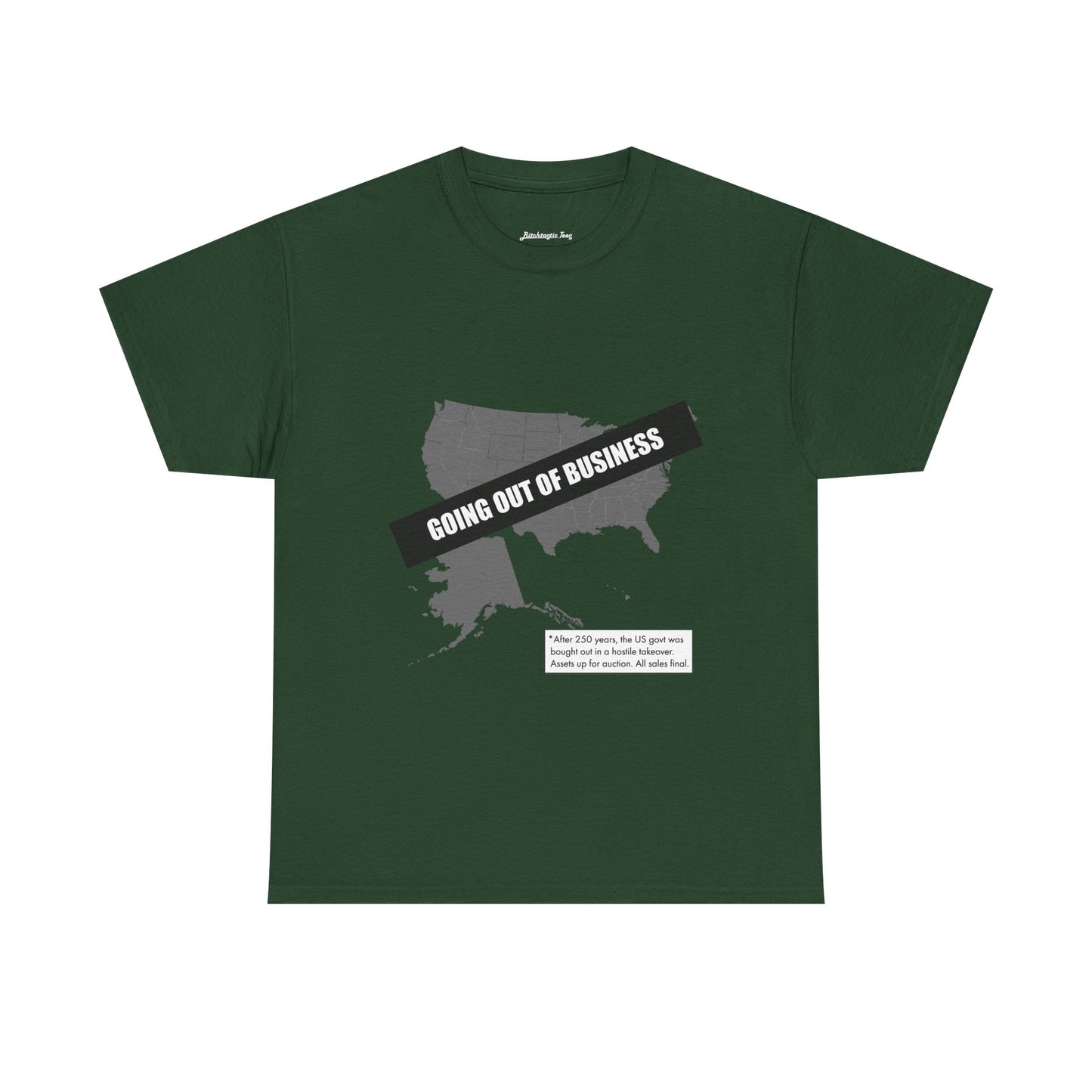 T‑Shirt — "Going Out of Business" USA Map Graphic Tee