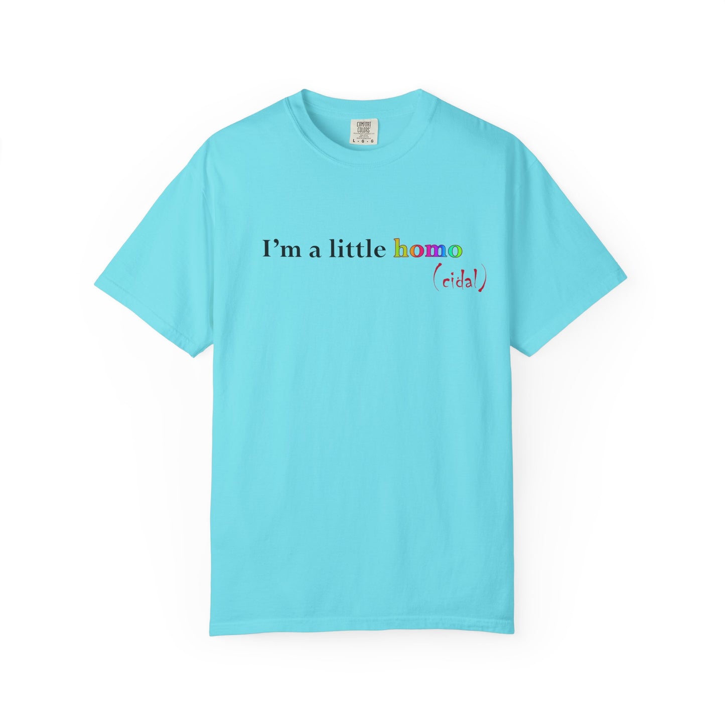 I'm a little homo (cidal) T-Shirt — Funny Statement Tee