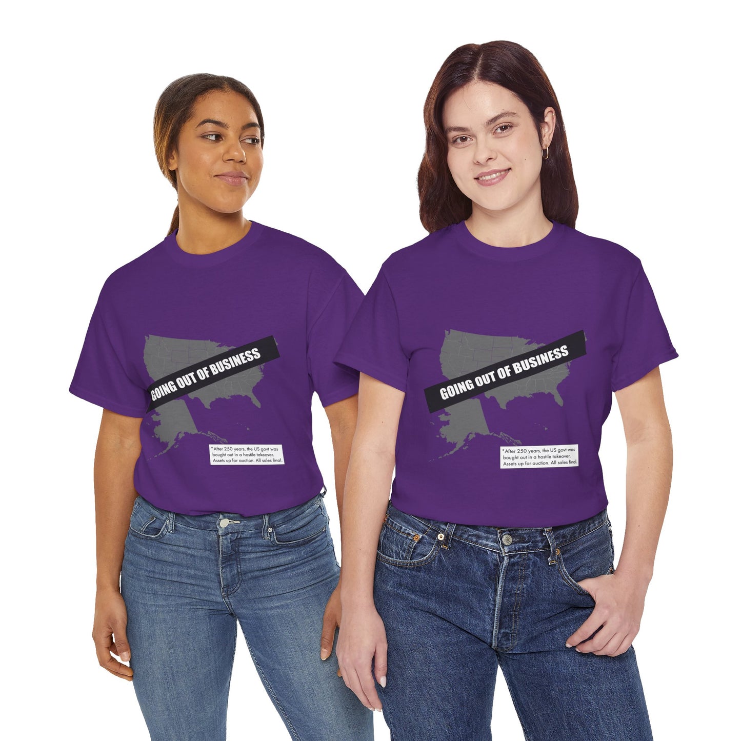 T‑Shirt — "Going Out of Business" USA Map Graphic Tee
