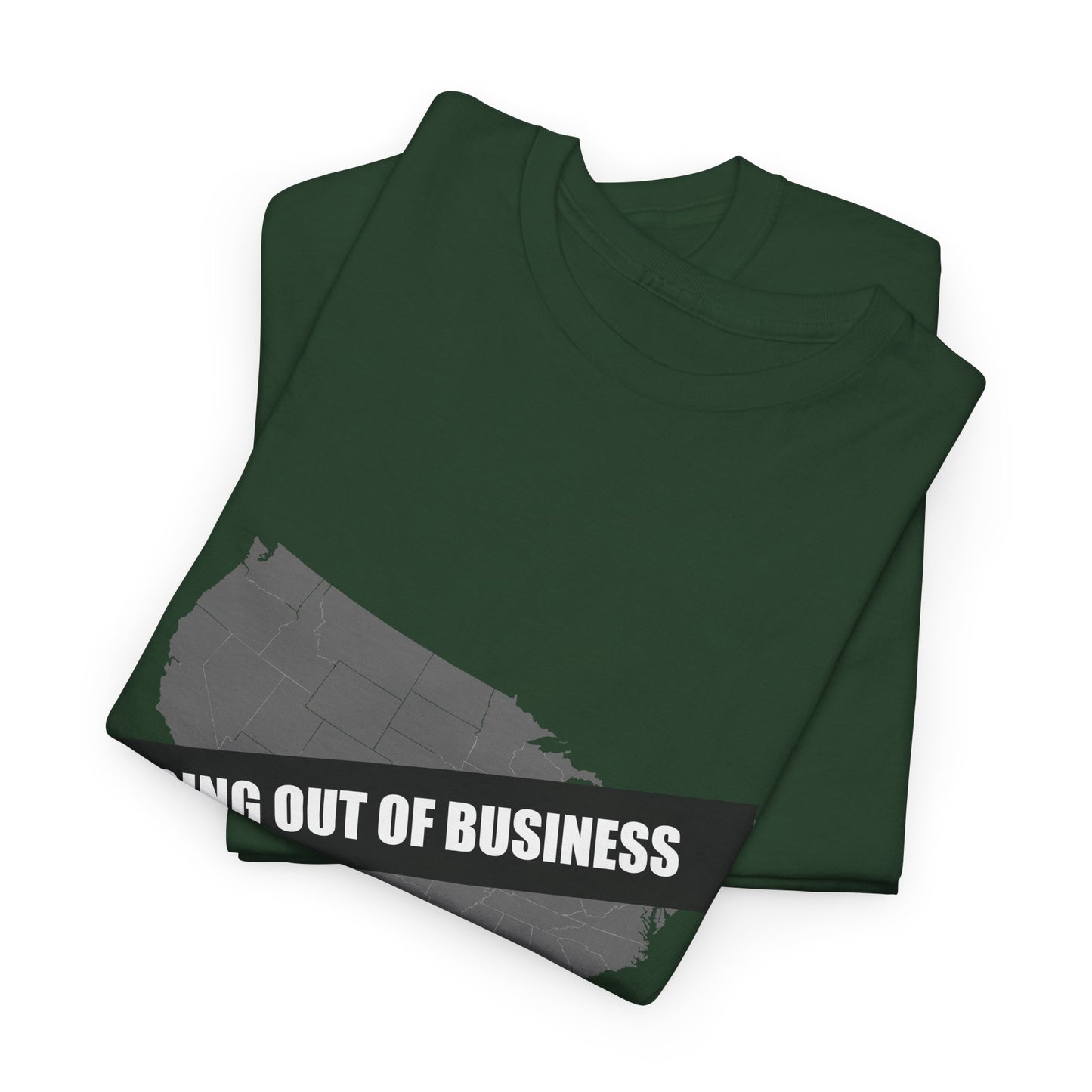 T‑Shirt — "Going Out of Business" USA Map Graphic Tee