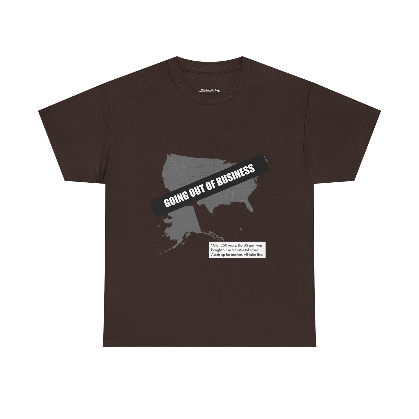 T‑Shirt — "Going Out of Business" USA Map Graphic Tee