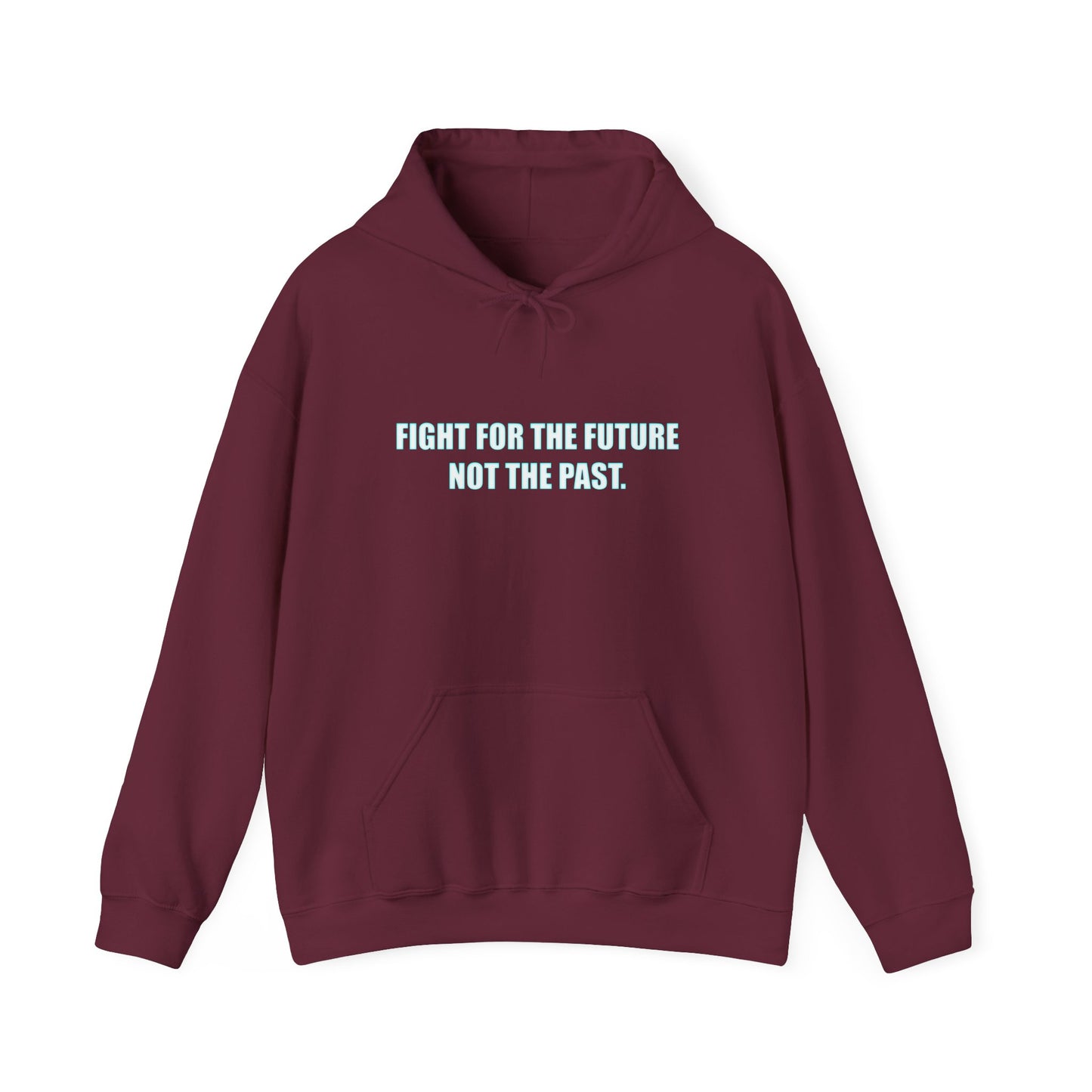 Hoodie - "Fight for the Future Not the Past" Inspirational Protest Hoodie