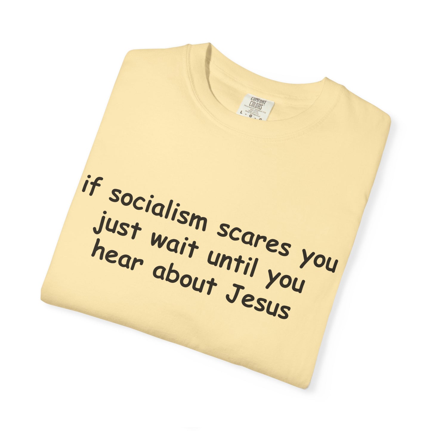 Socialist Jesus T-Shirt —  Modern Irony Graphic Tee