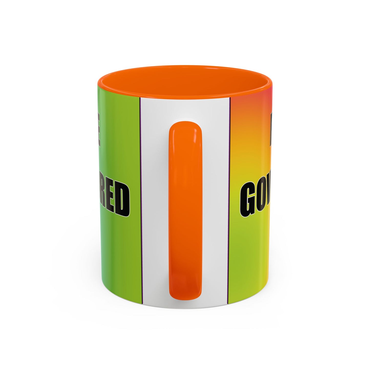 Coffee Mug — Bold Rainbow "F*** Off With The Government-Sponsored Gaslighting" Accent Mug