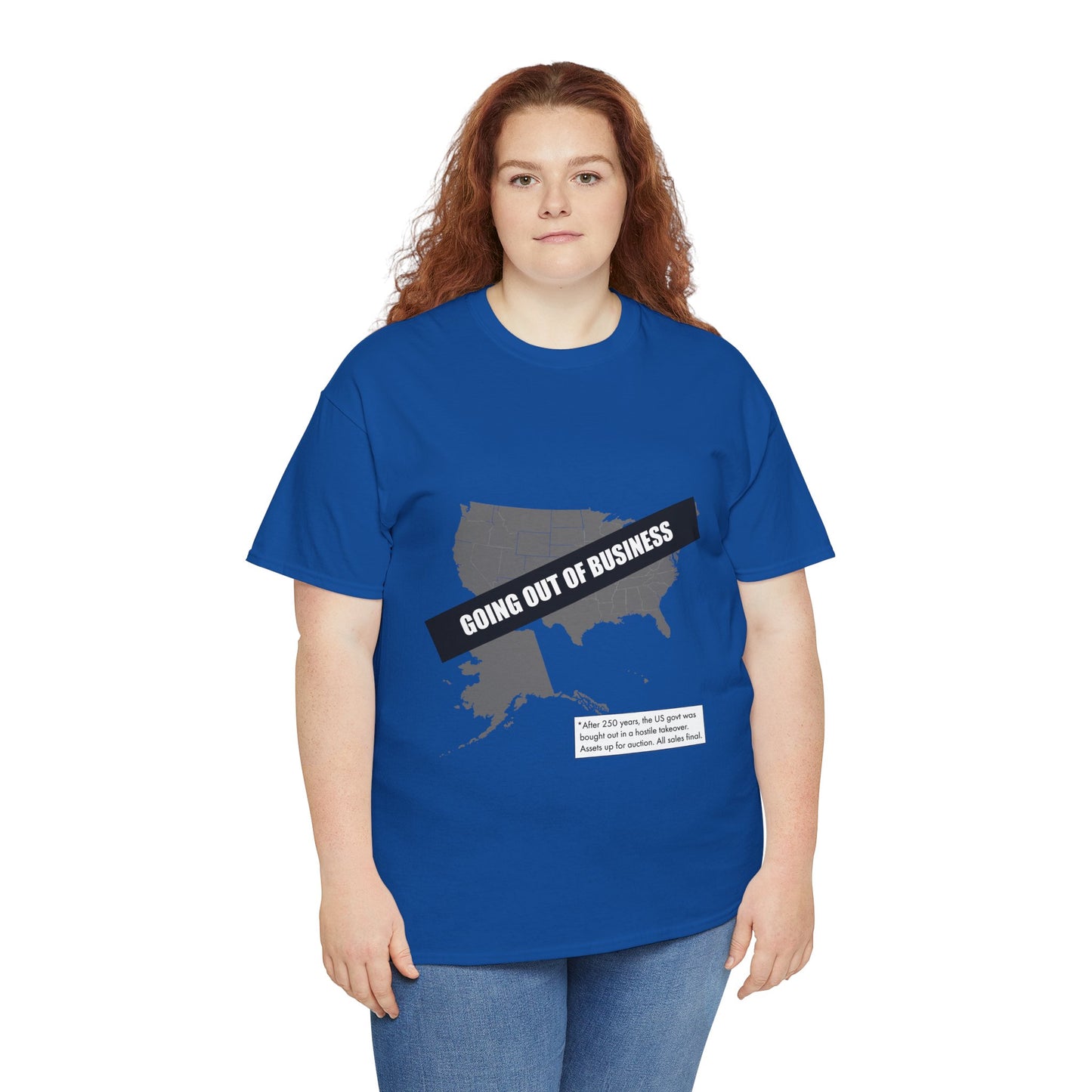 T‑Shirt — "Going Out of Business" USA Map Graphic Tee