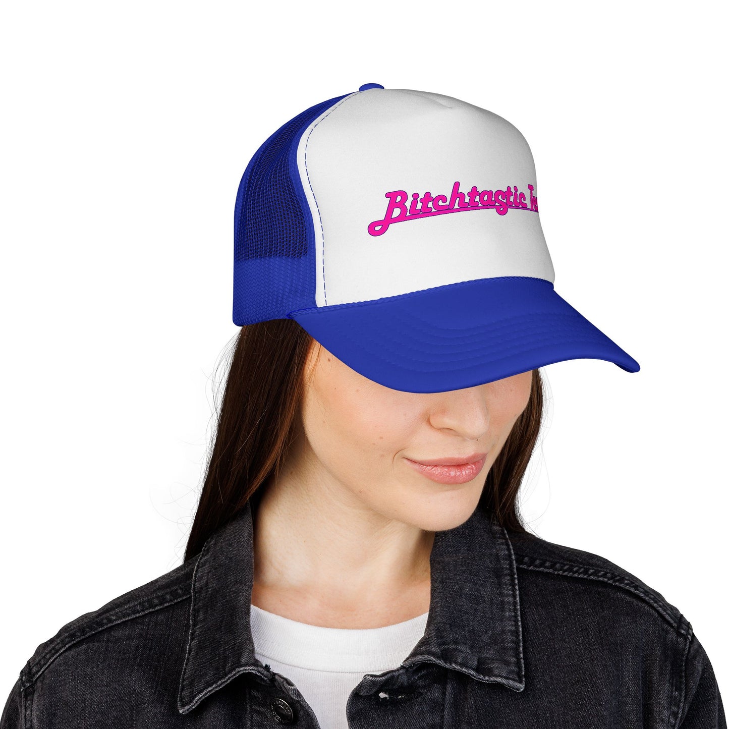 Trucker Cap — 'Bitchtastic Tees' Retro Script Foam Trucker Hat