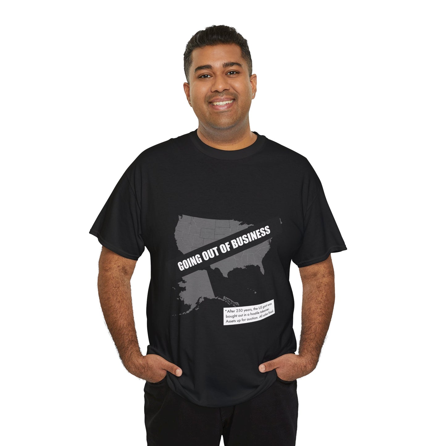 T‑Shirt — "Going Out of Business" USA Map Graphic Tee