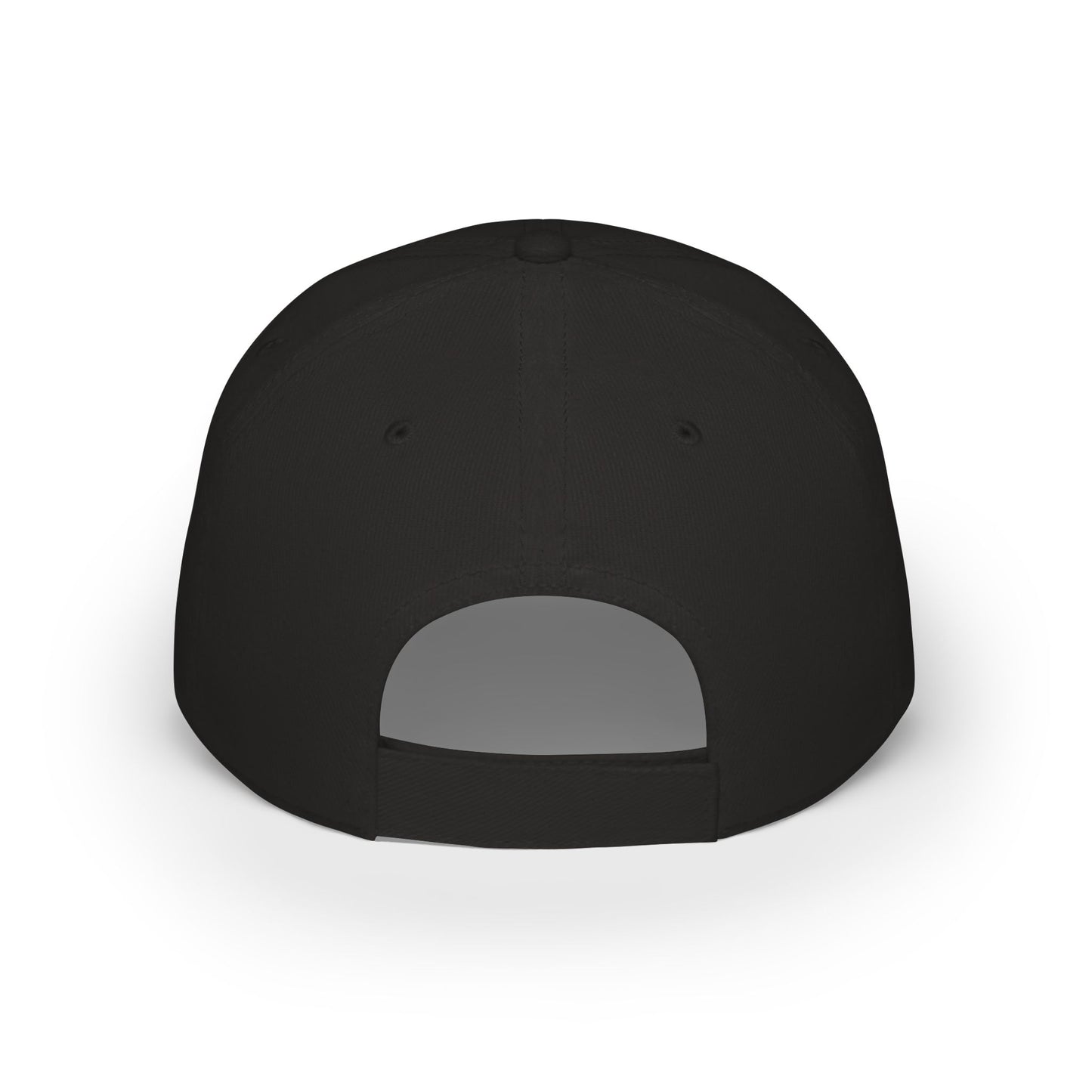 Printed "Bitchtastic Tees" Low Profile Baseball Cap — Retro Script Logo Hat