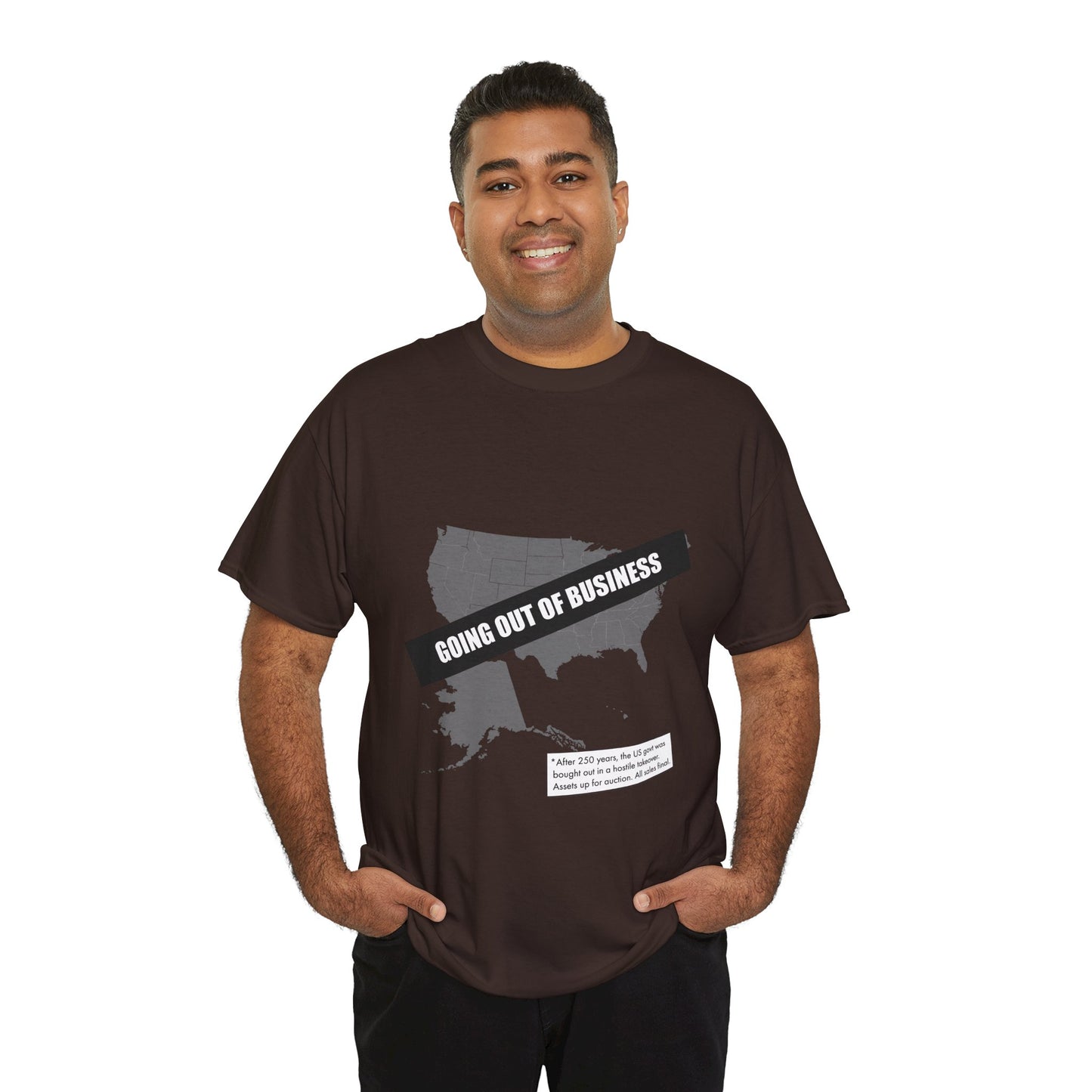 T‑Shirt — "Going Out of Business" USA Map Graphic Tee