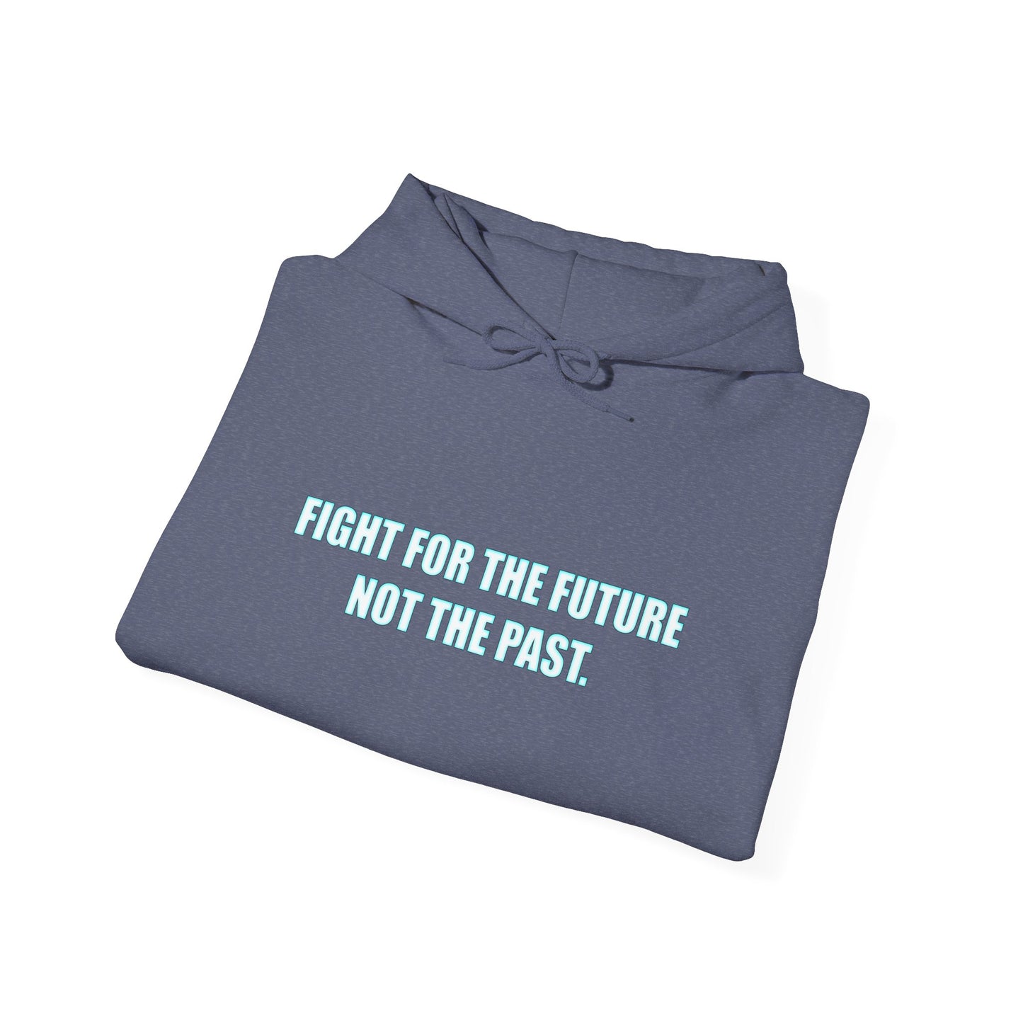 Hoodie - "Fight for the Future Not the Past" Inspirational Protest Hoodie