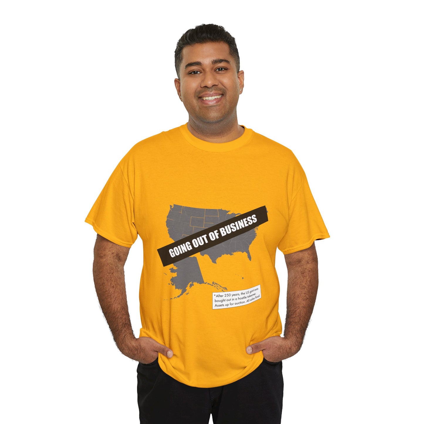 T‑Shirt — "Going Out of Business" USA Map Graphic Tee
