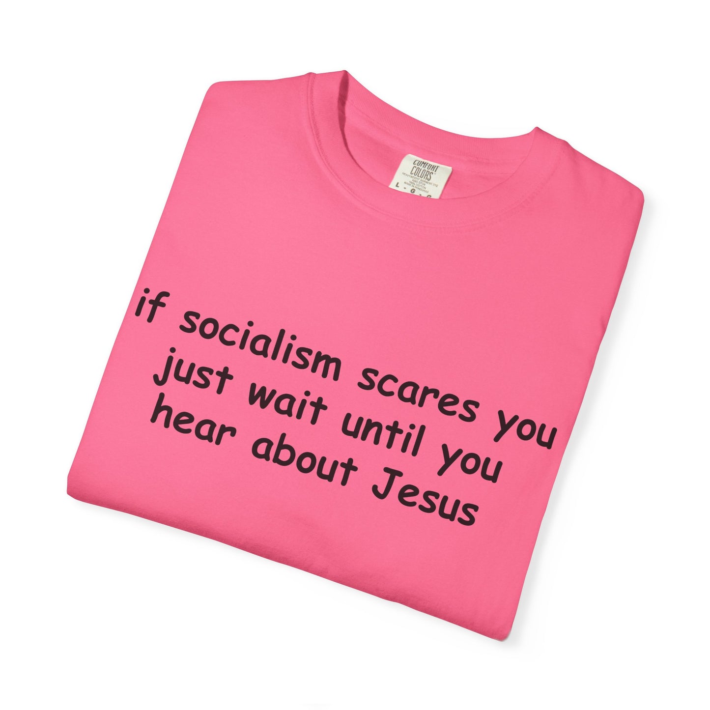 Socialist Jesus T-Shirt —  Modern Irony Graphic Tee