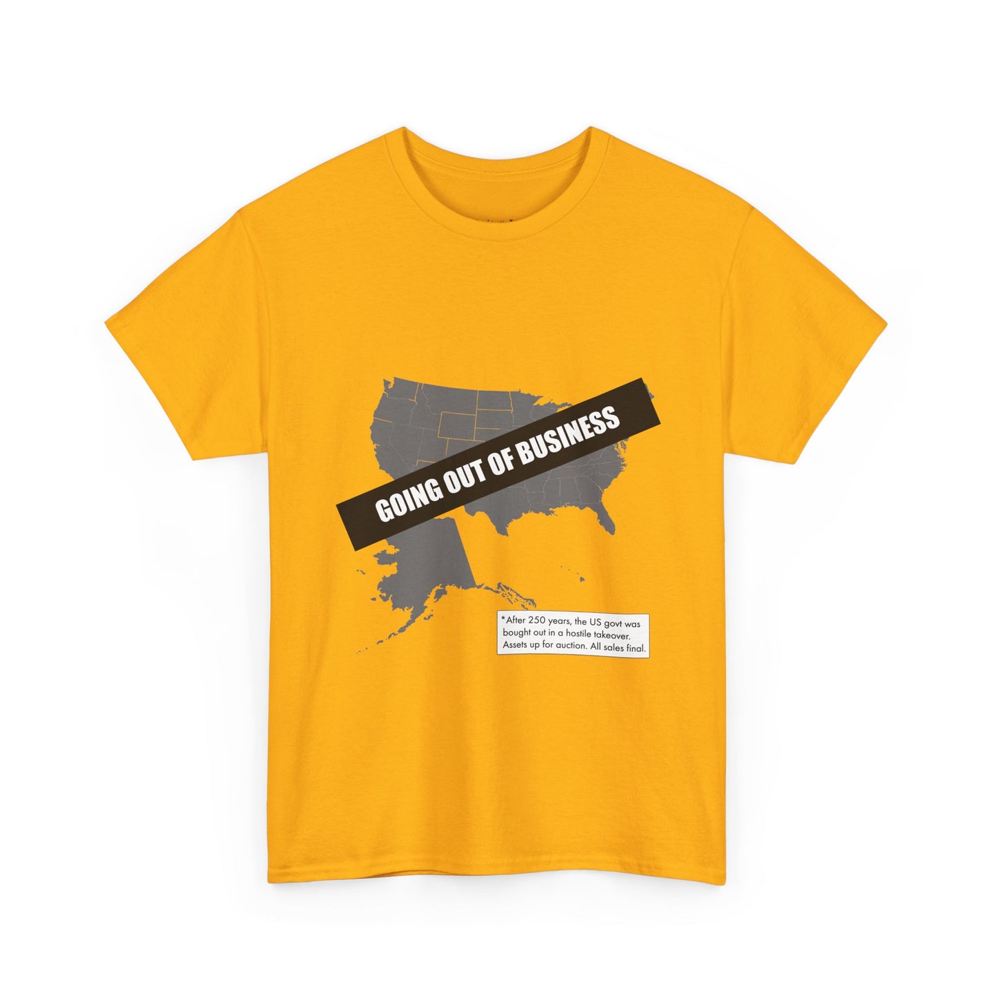 T‑Shirt — "Going Out of Business" USA Map Graphic Tee