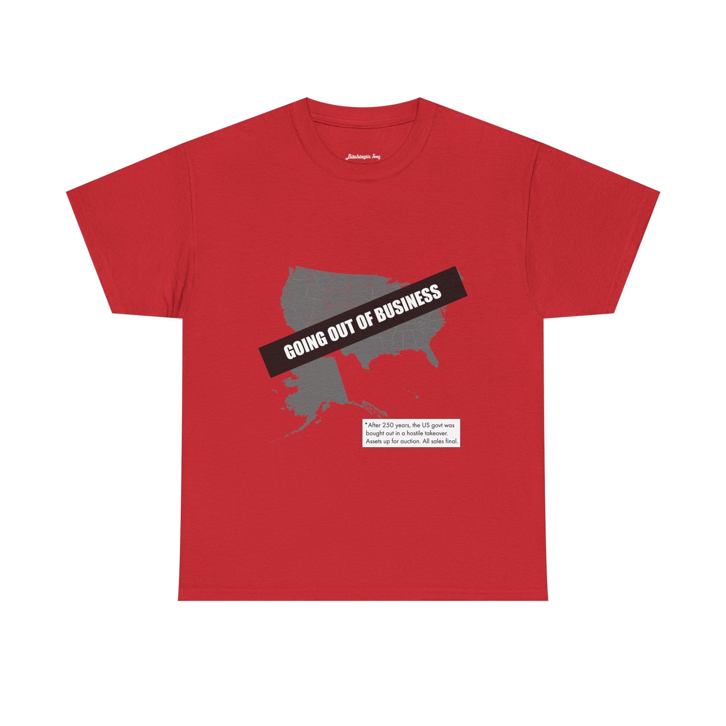 T‑Shirt — "Going Out of Business" USA Map Graphic Tee