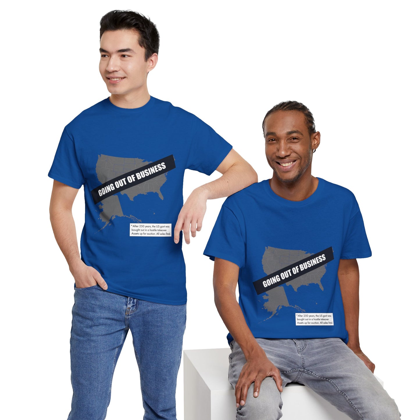 T‑Shirt — "Going Out of Business" USA Map Graphic Tee