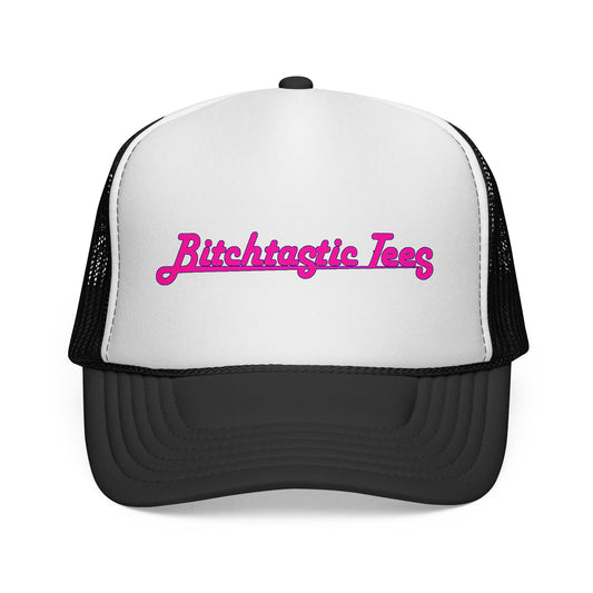Trucker Cap — 'Bitchtastic Tees' Retro Script Foam Trucker Hat