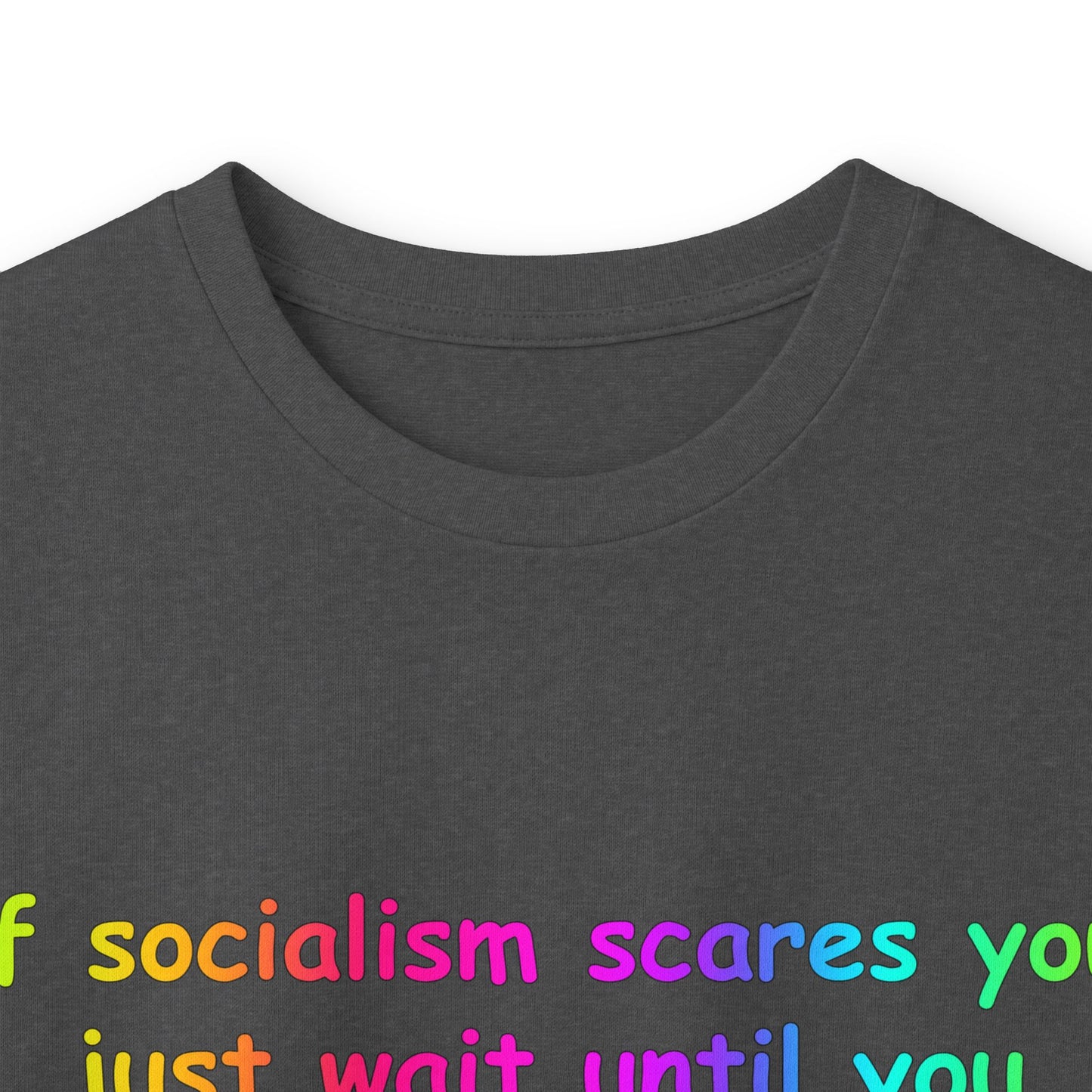 "If Socialism Scares You, Just Wait Until You Hear About Jesus" Long Sleeve Tee
