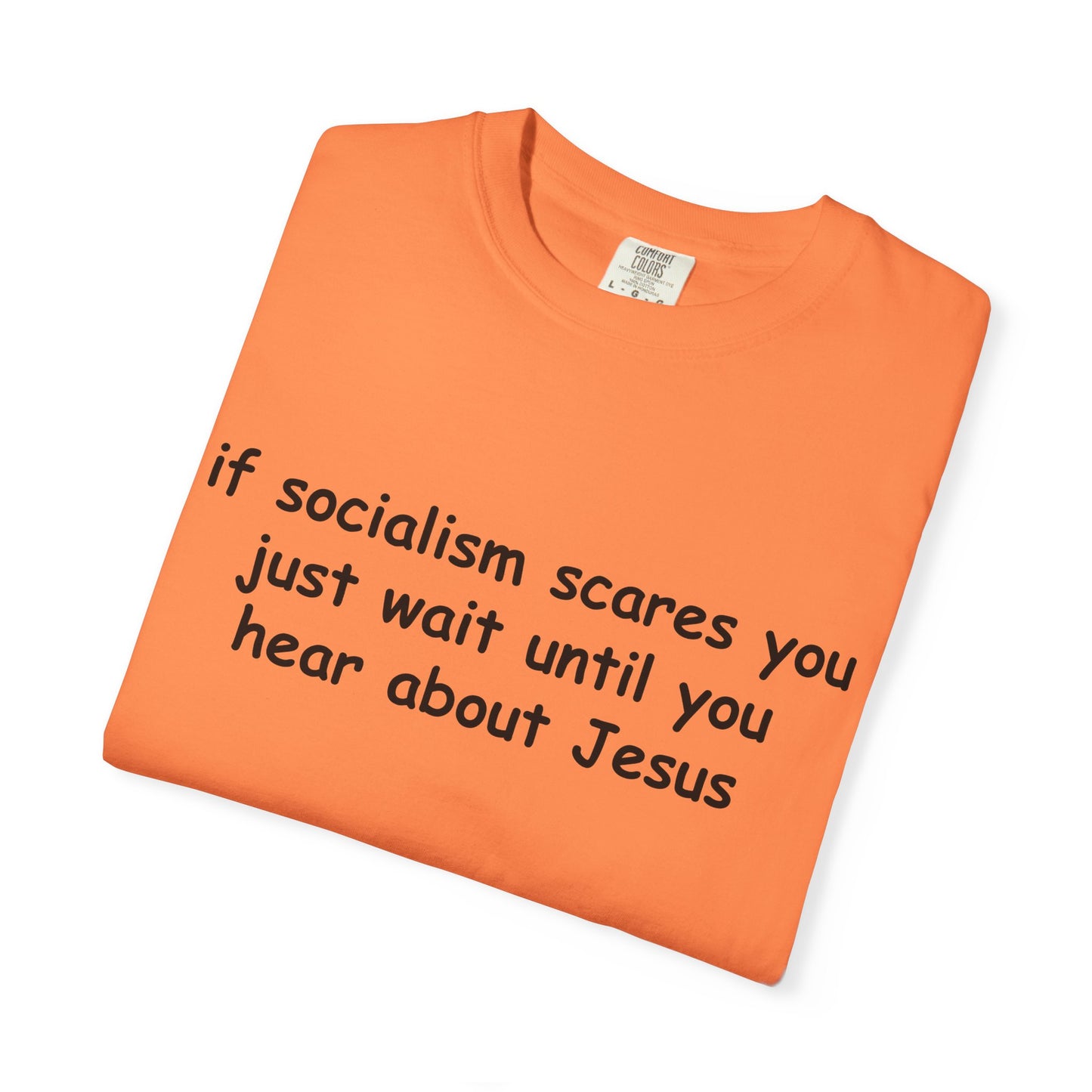 Socialist Jesus T-Shirt —  Modern Irony Graphic Tee