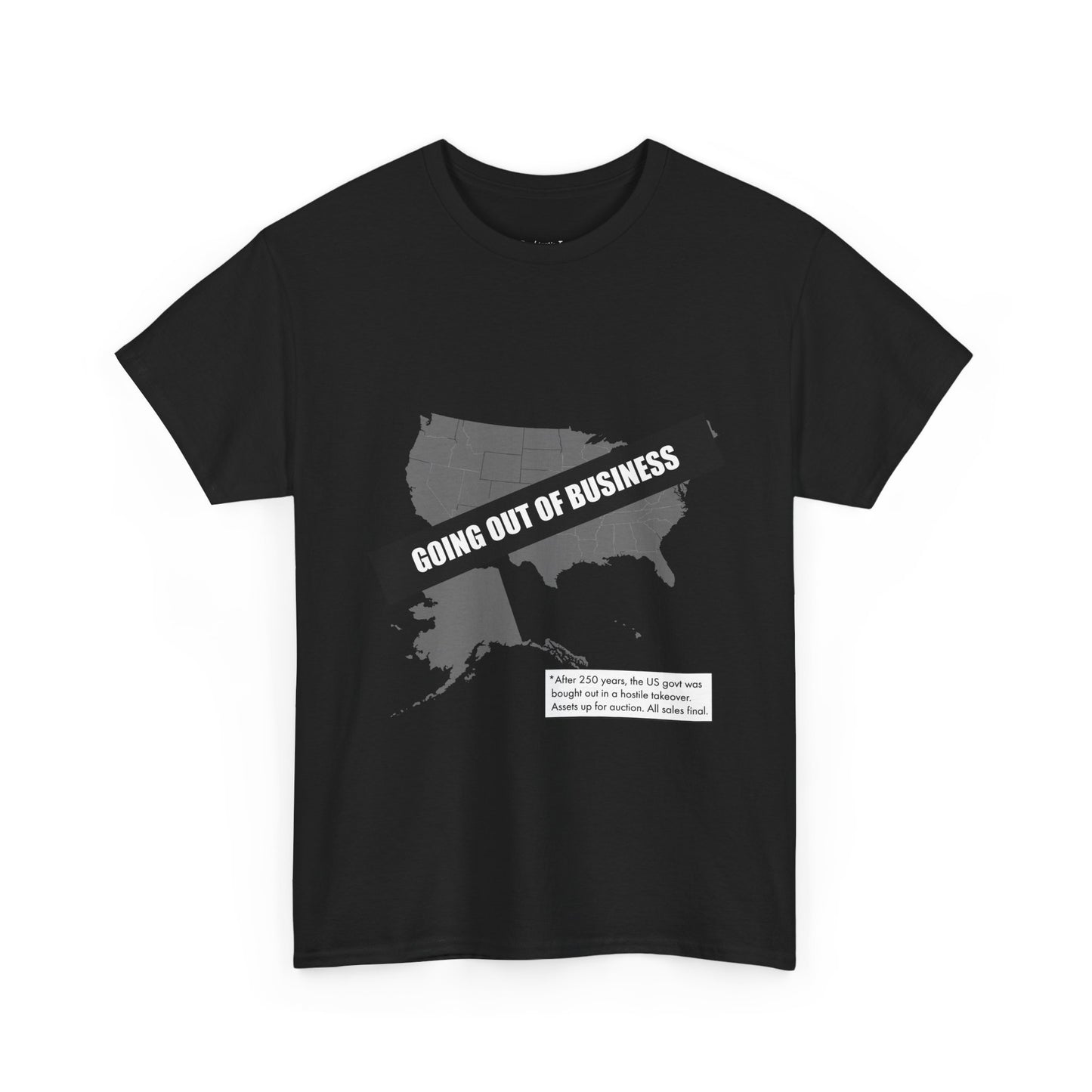 T‑Shirt — "Going Out of Business" USA Map Graphic Tee