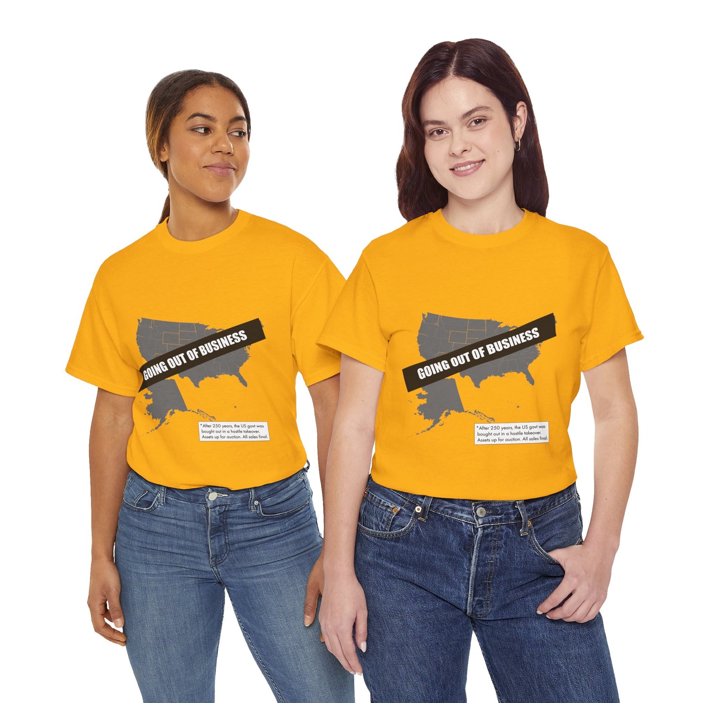 T‑Shirt — "Going Out of Business" USA Map Graphic Tee
