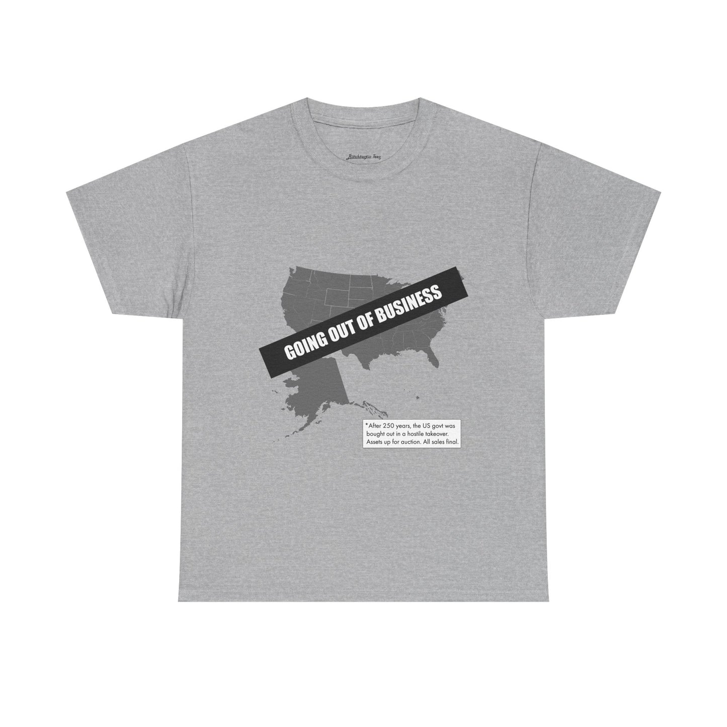 T‑Shirt — "Going Out of Business" USA Map Graphic Tee