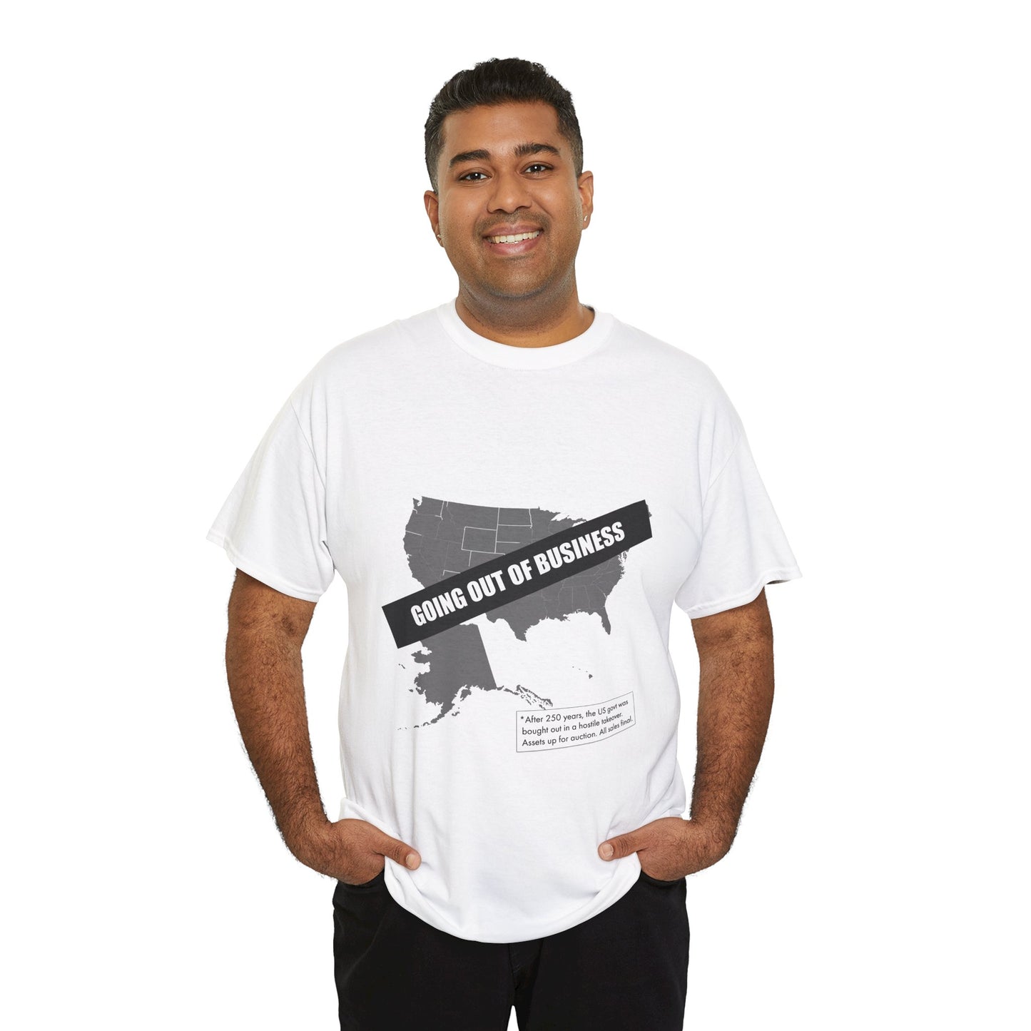 T‑Shirt — "Going Out of Business" USA Map Graphic Tee
