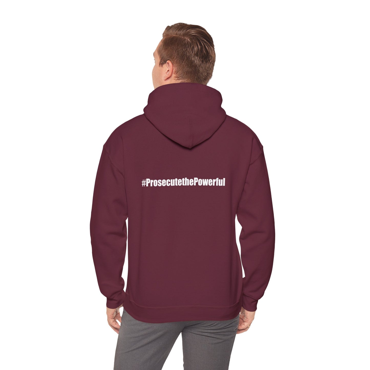 #OneJustice Hoodie — #ProsecutethePowerful Pullover