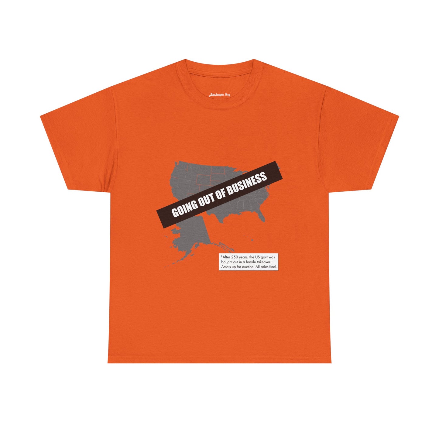 T‑Shirt — "Going Out of Business" USA Map Graphic Tee