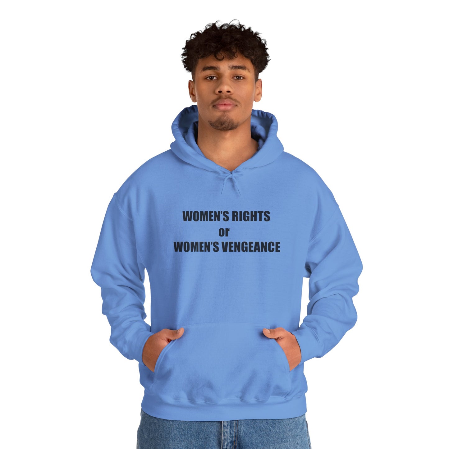 Hooded Sweatshirt - Women's Rights or Women's Vengeance - Motivational Hoodie