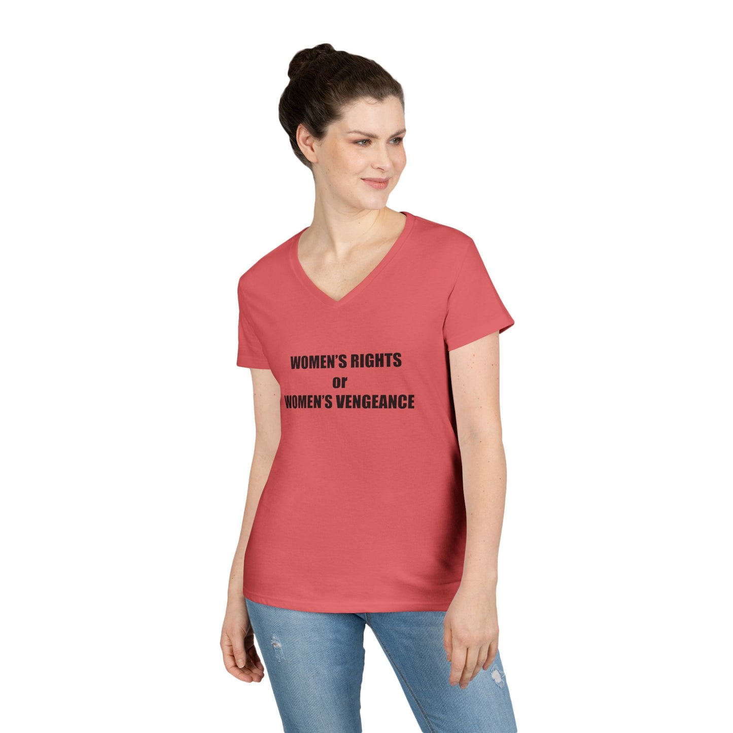 Women's Rights or Women's Vengeance V-Neck Tee