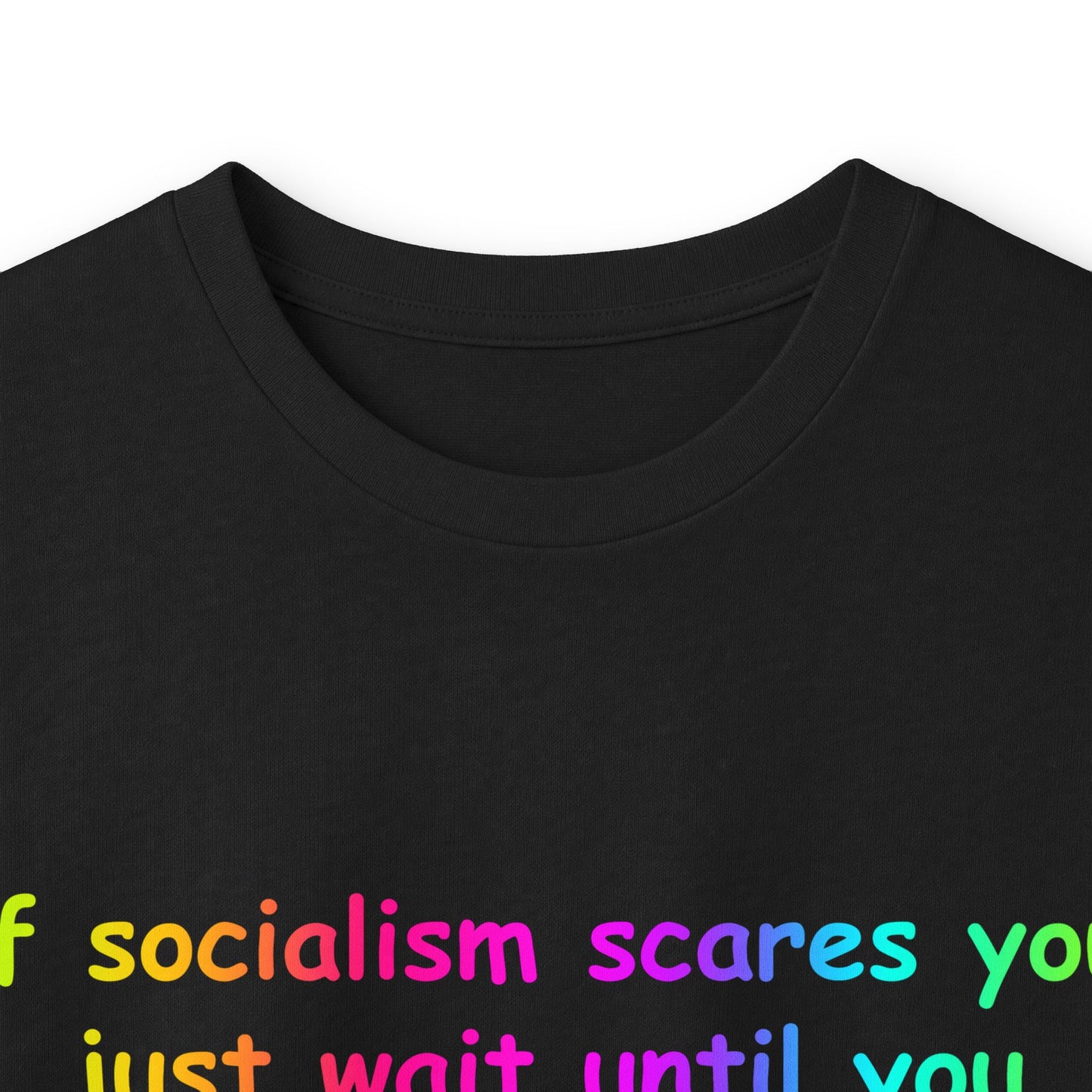 "If Socialism Scares You, Just Wait Until You Hear About Jesus" Long Sleeve Tee