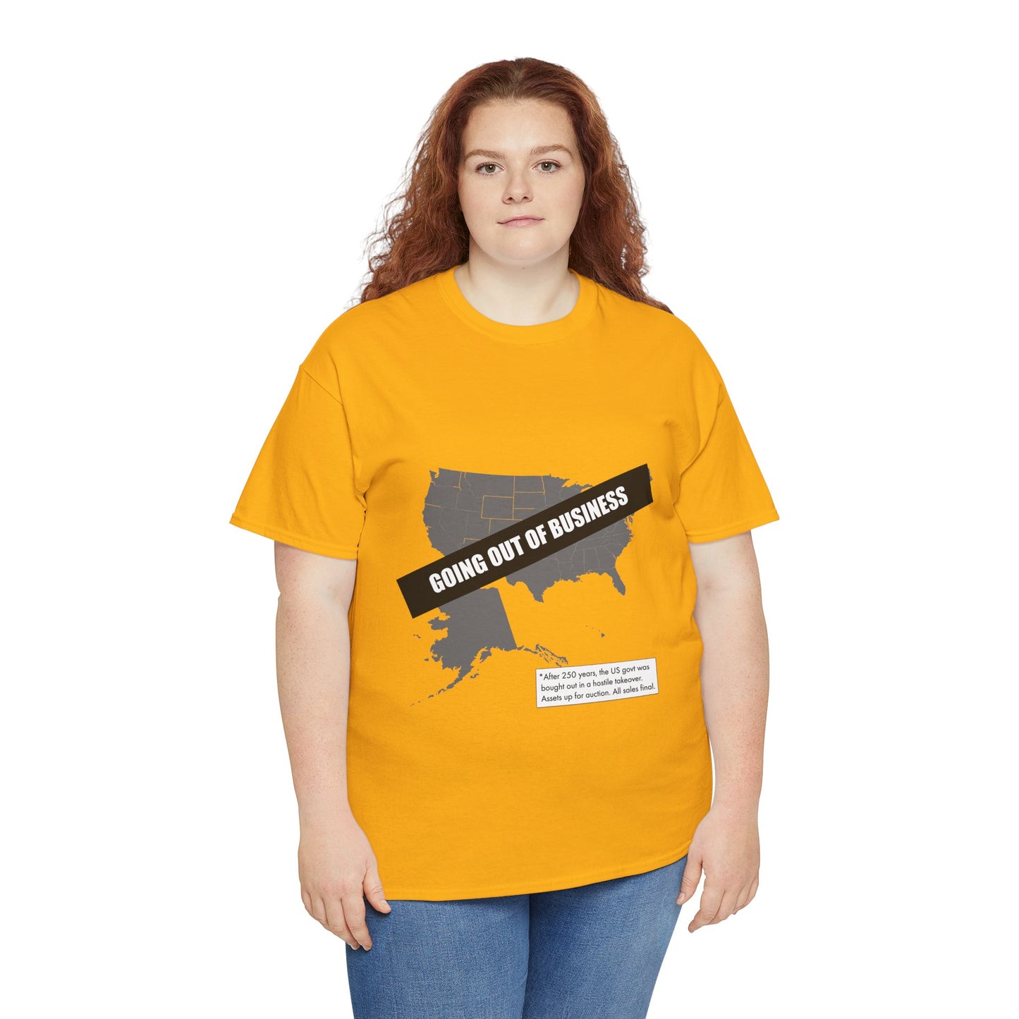 T‑Shirt — "Going Out of Business" USA Map Graphic Tee